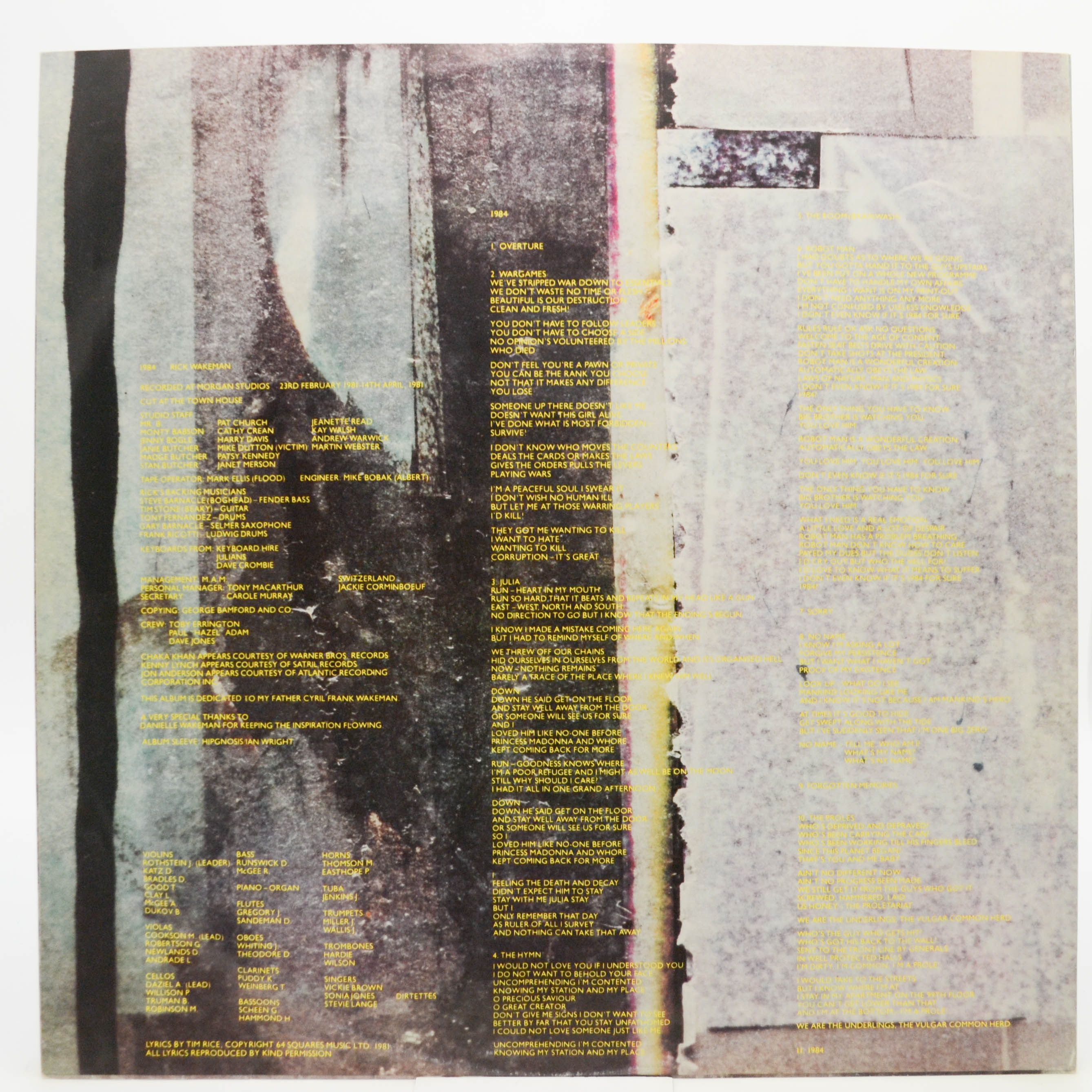 Rick Wakeman — 1984 (1-st, UK), 1981