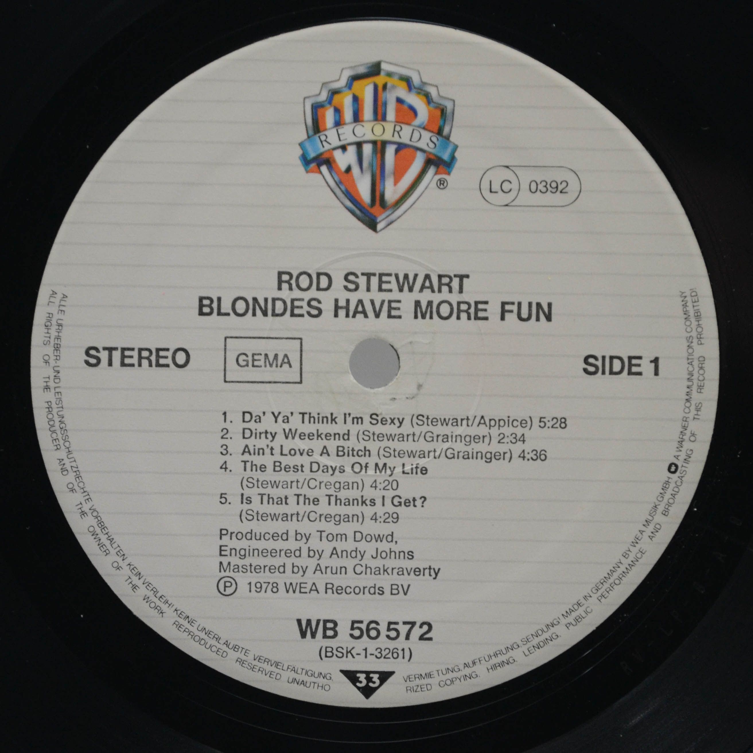 Rod Stewart — Blondes Have More Fun, 1978