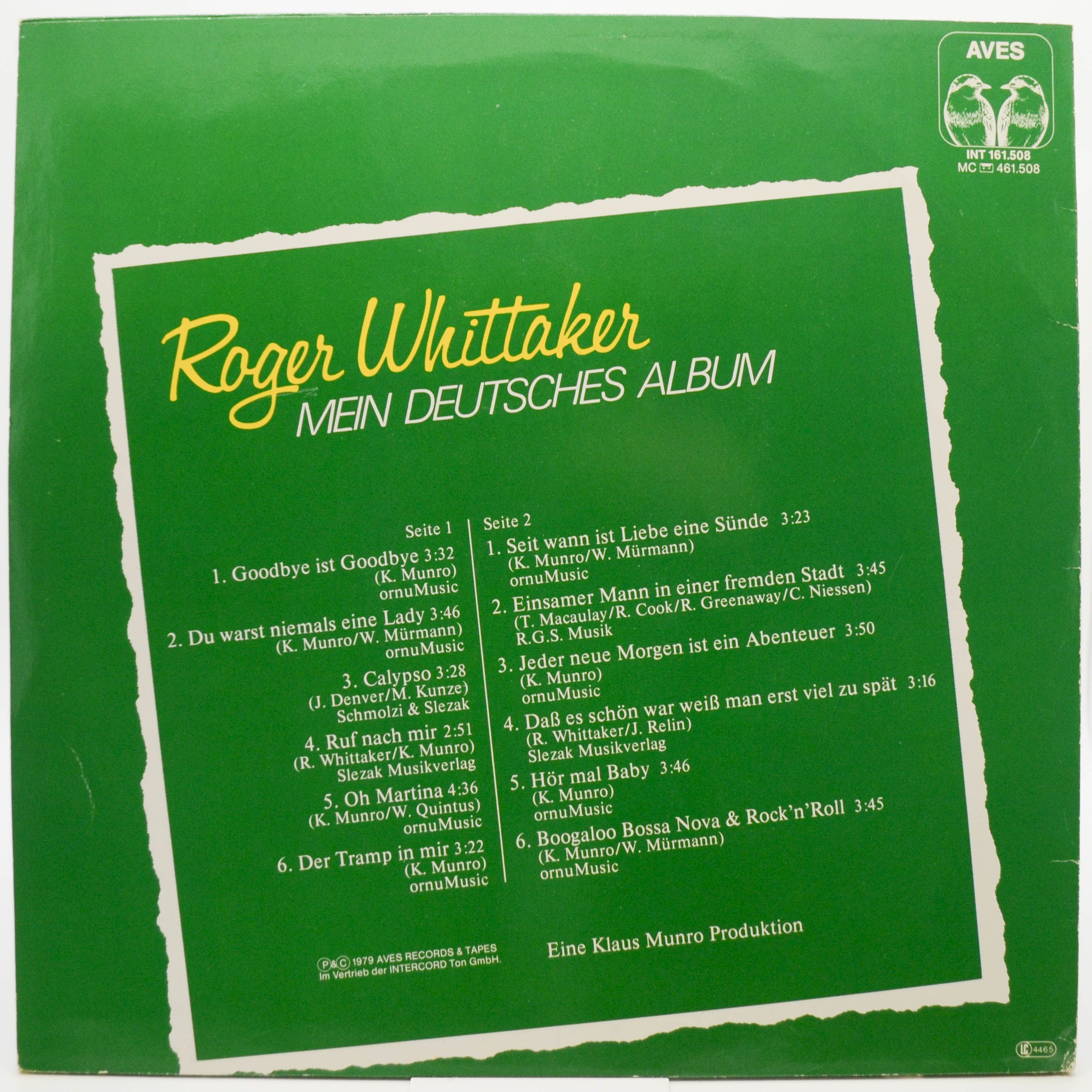 Виниловая пластинка Roger Whittaker — Mein Deutsches Album, 1979