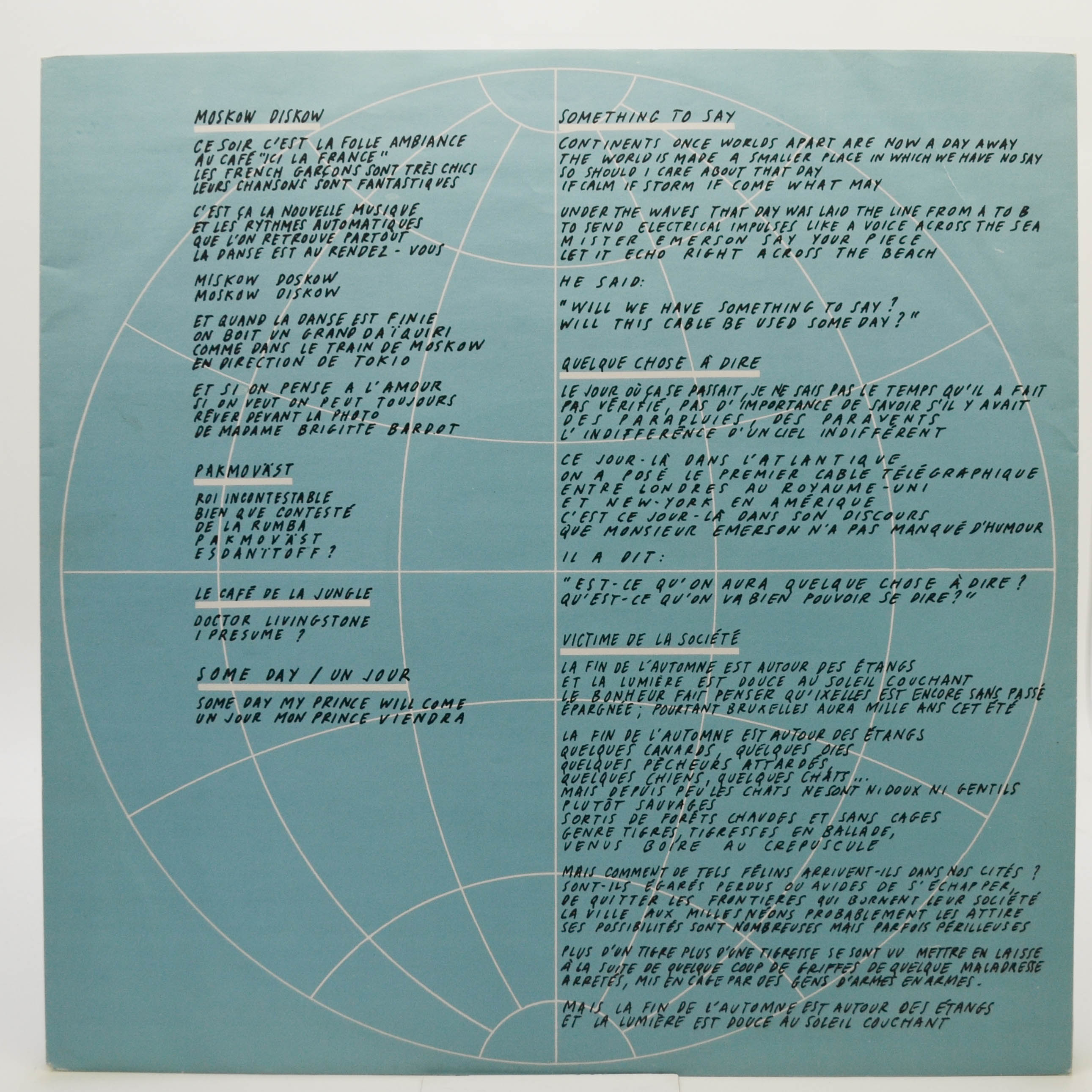 Telex — Looking For Saint Tropez, 1979