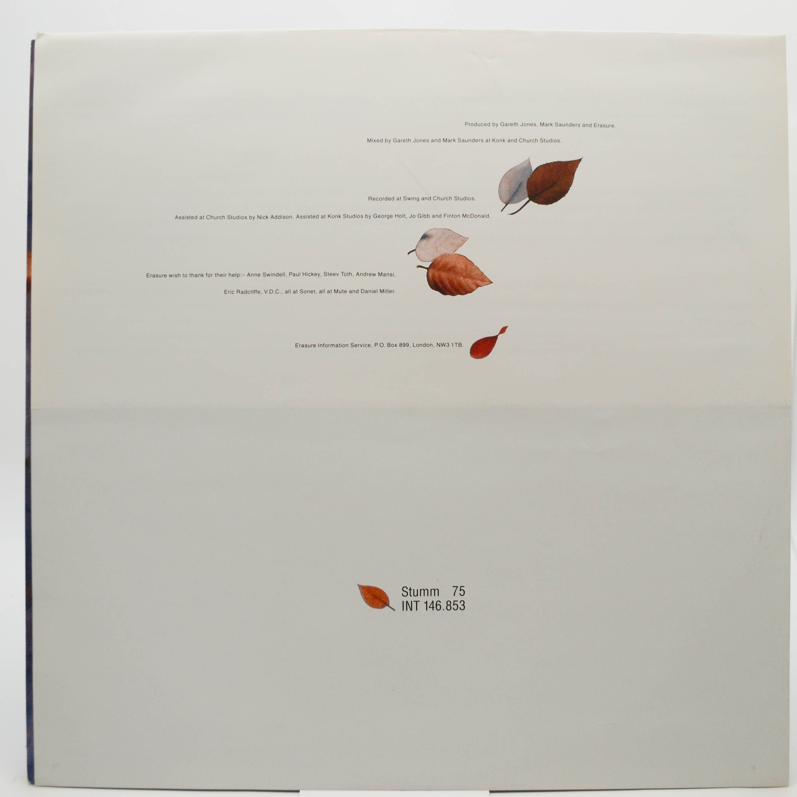 Erasure — Wild!, 1989