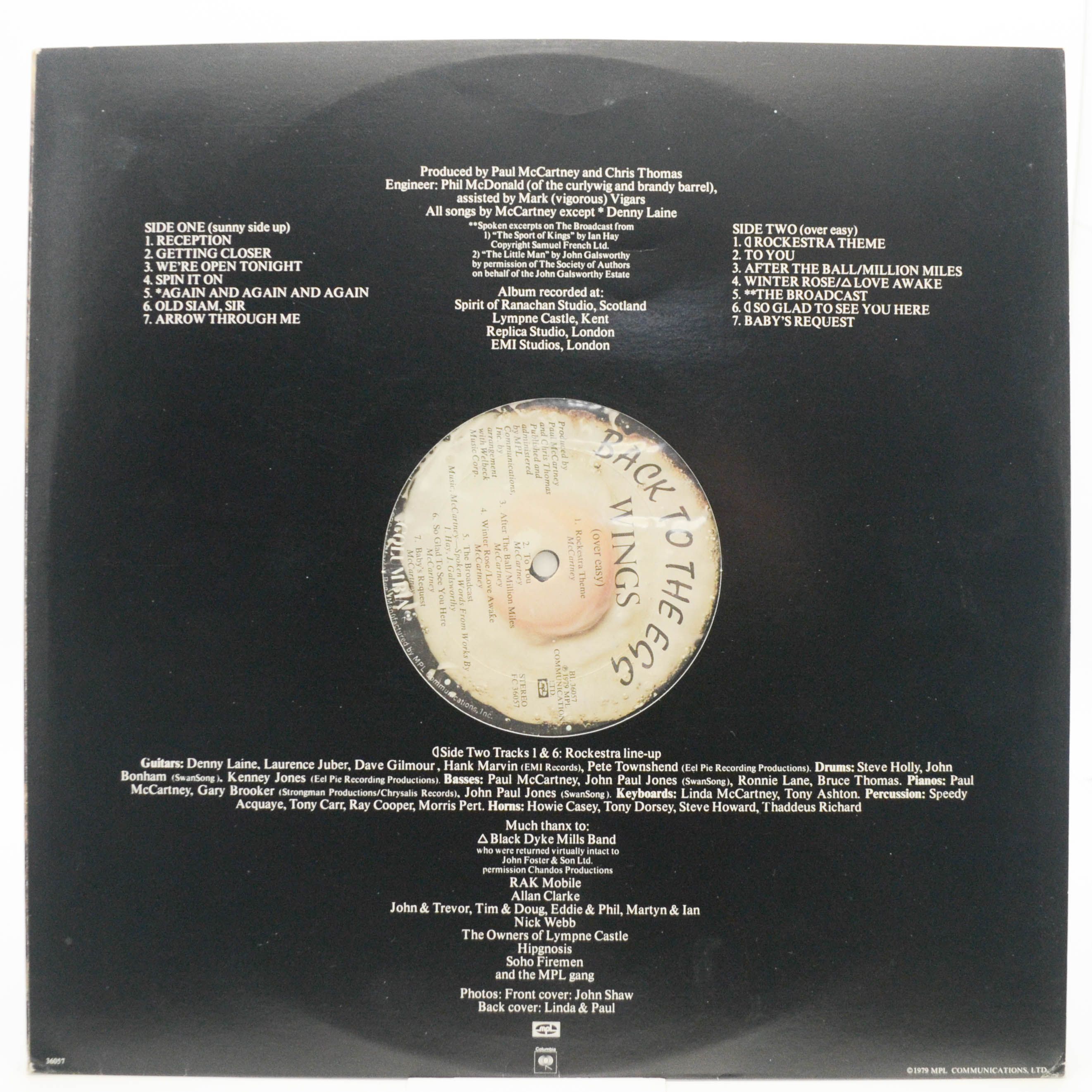 Wings — Back To The Egg (USA), 1979