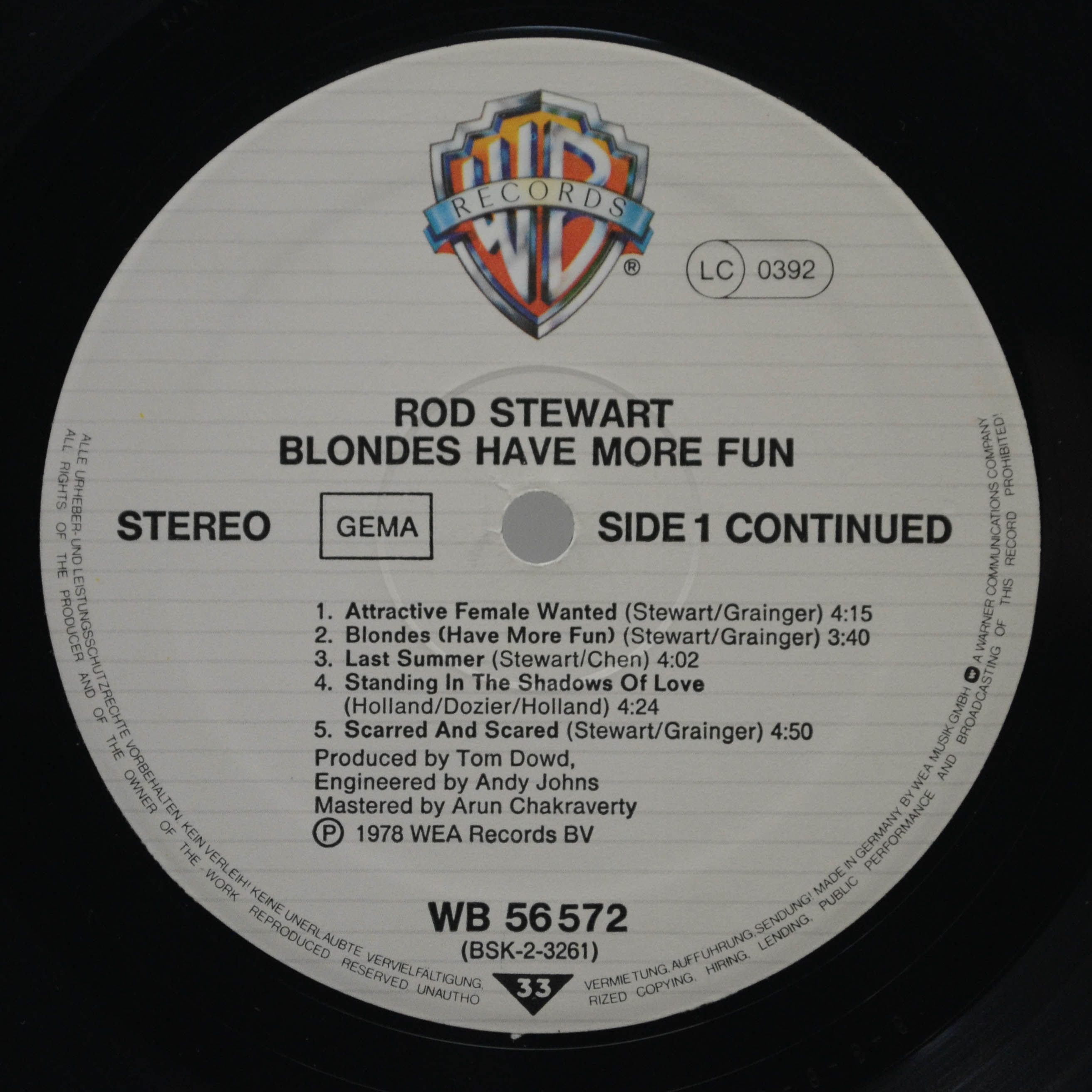 Rod Stewart — Blondes Have More Fun, 1978