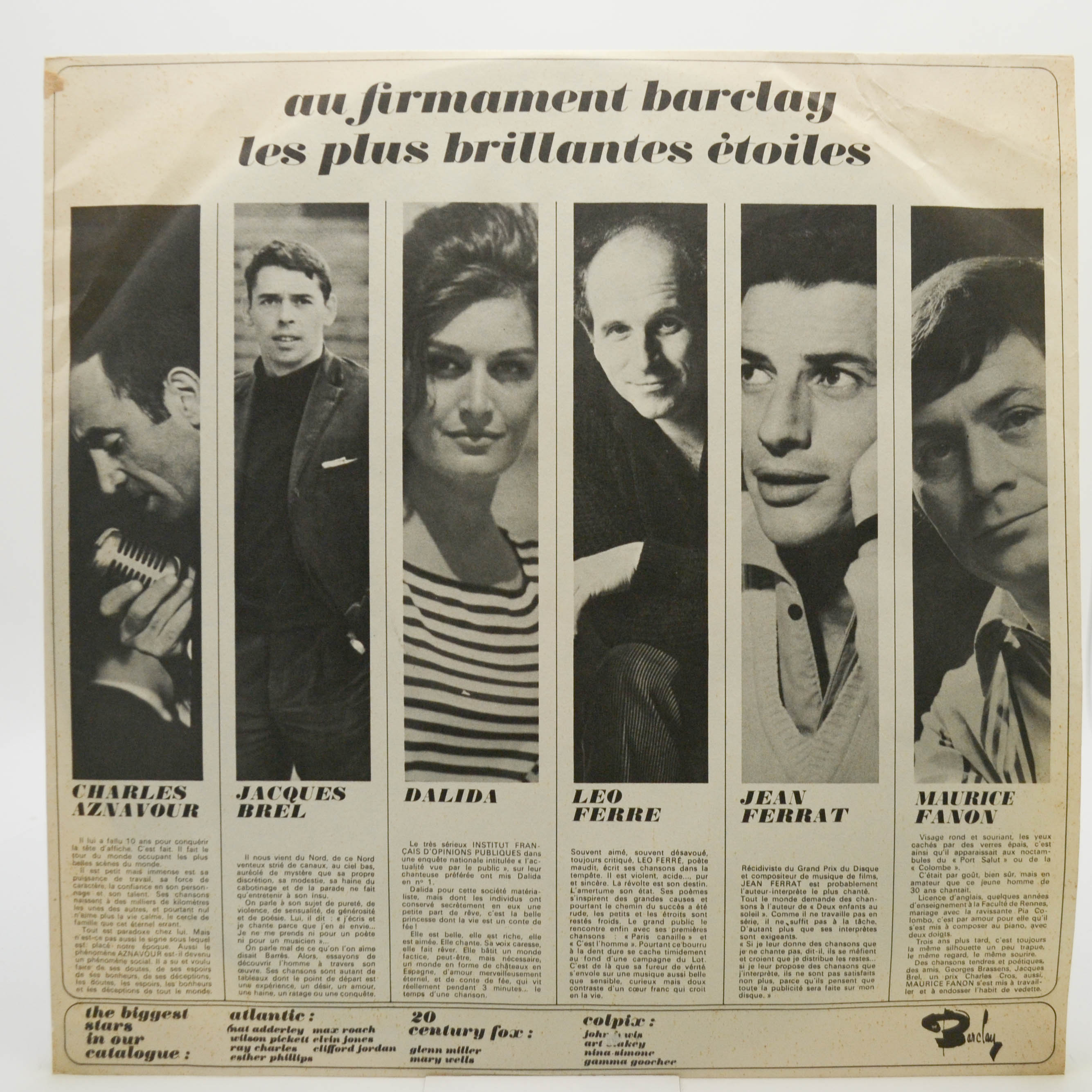 Jacques Brel — Jacques Brel 67 (1-st, France), 1967