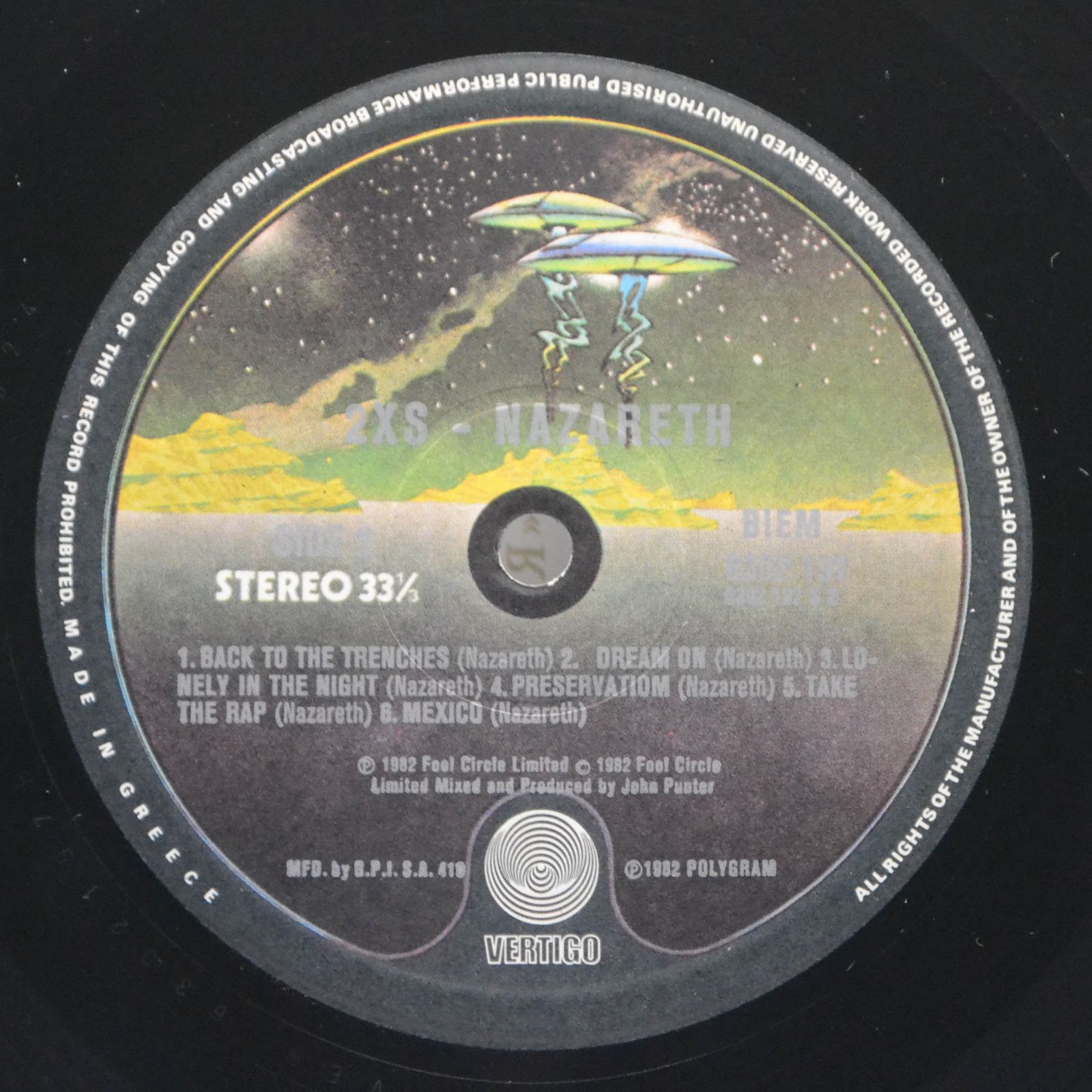 Nazareth — 2XS, 1982