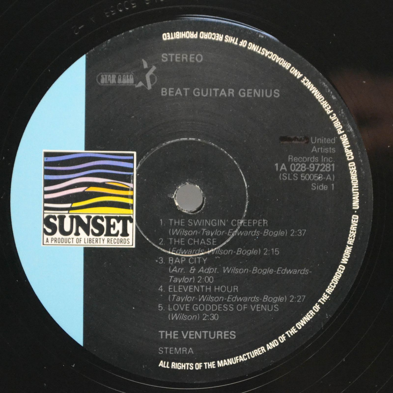 Виниловая пластинка Ventures — Beat Guitar Genius, 1967