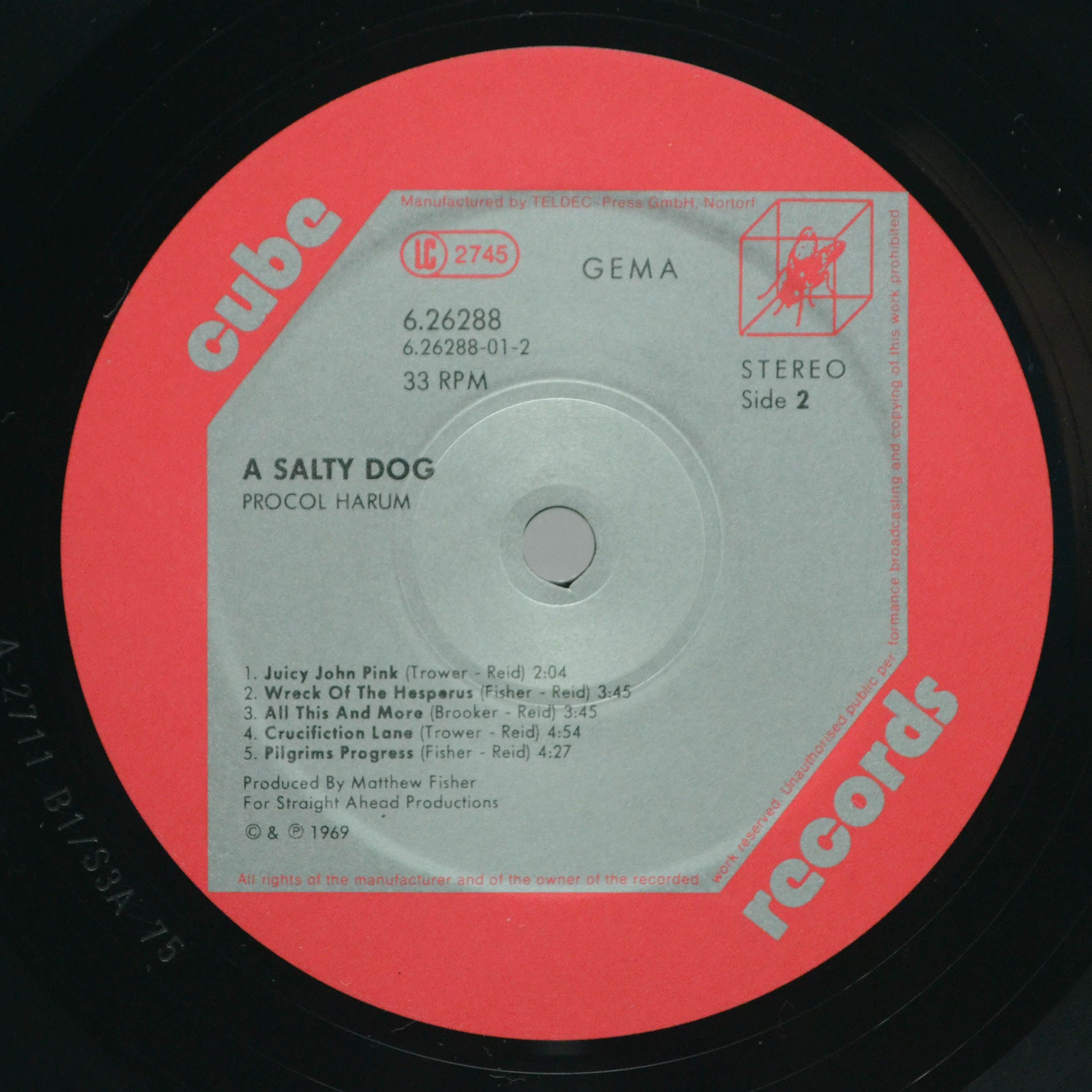 Procol Harum — A Salty Dog, 1969