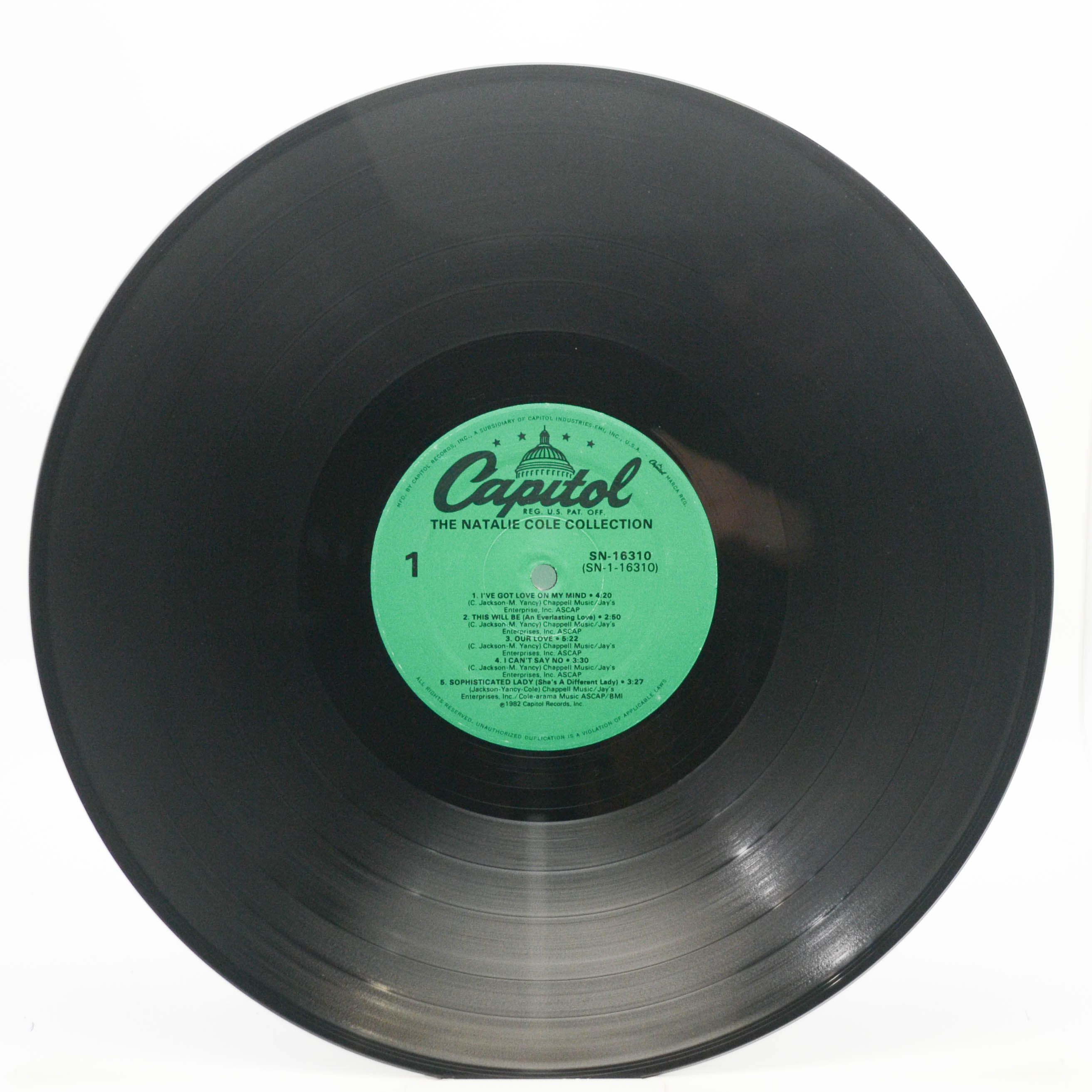 Виниловая пластинка Natalie Cole — The Natalie Cole Collection (USA), 1982
