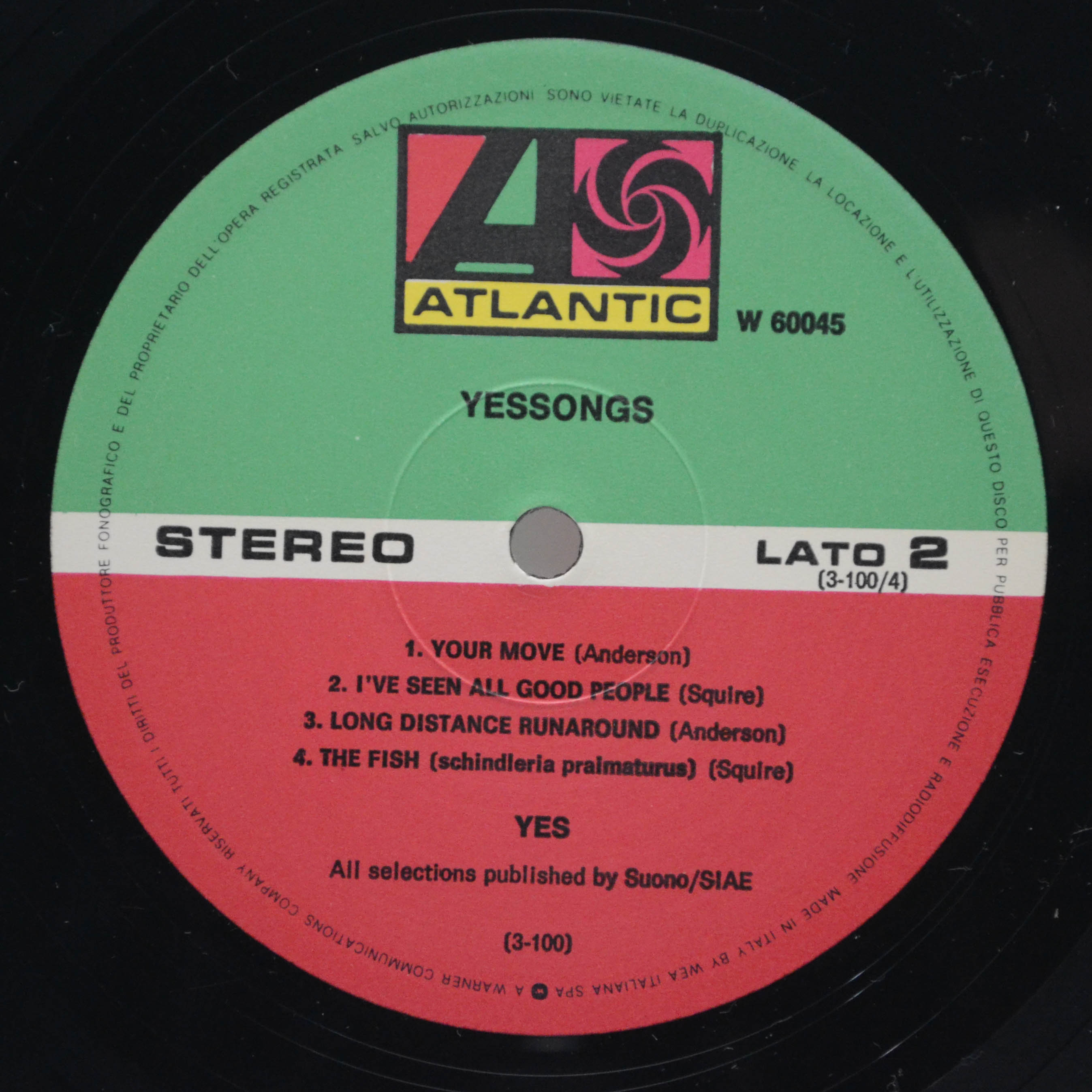 Виниловая пластинка Yes — Yessongs (3LP), 1973