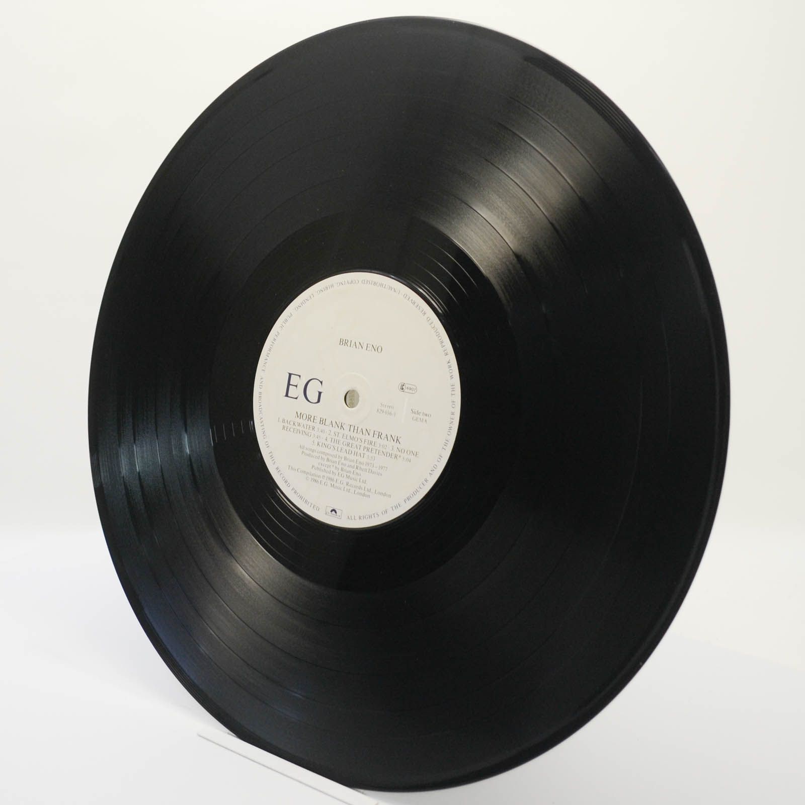 Виниловая пластинка Eno — More Blank Than Frank, 1986