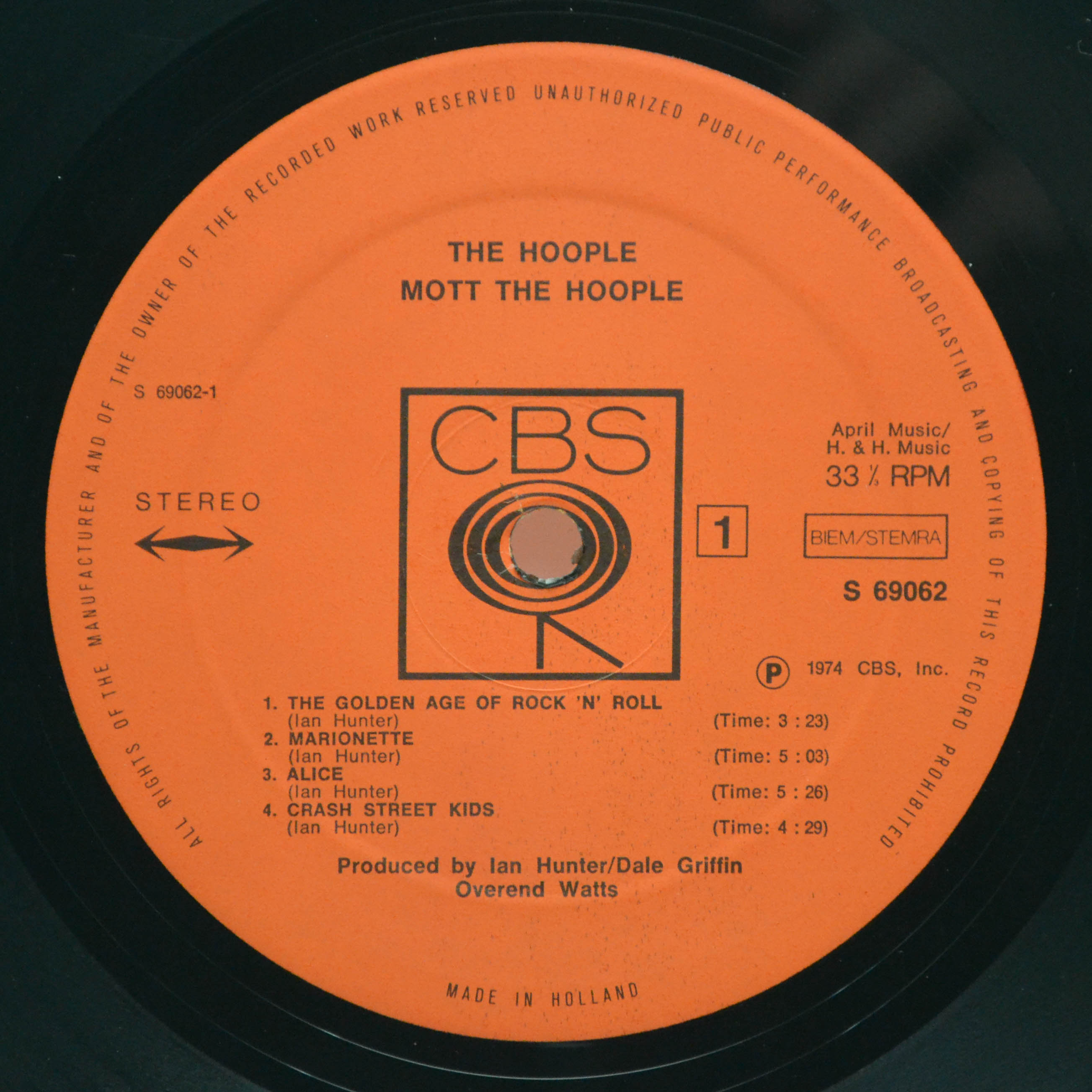 Виниловая пластинка Mott The Hoople — The Hoople, 1974