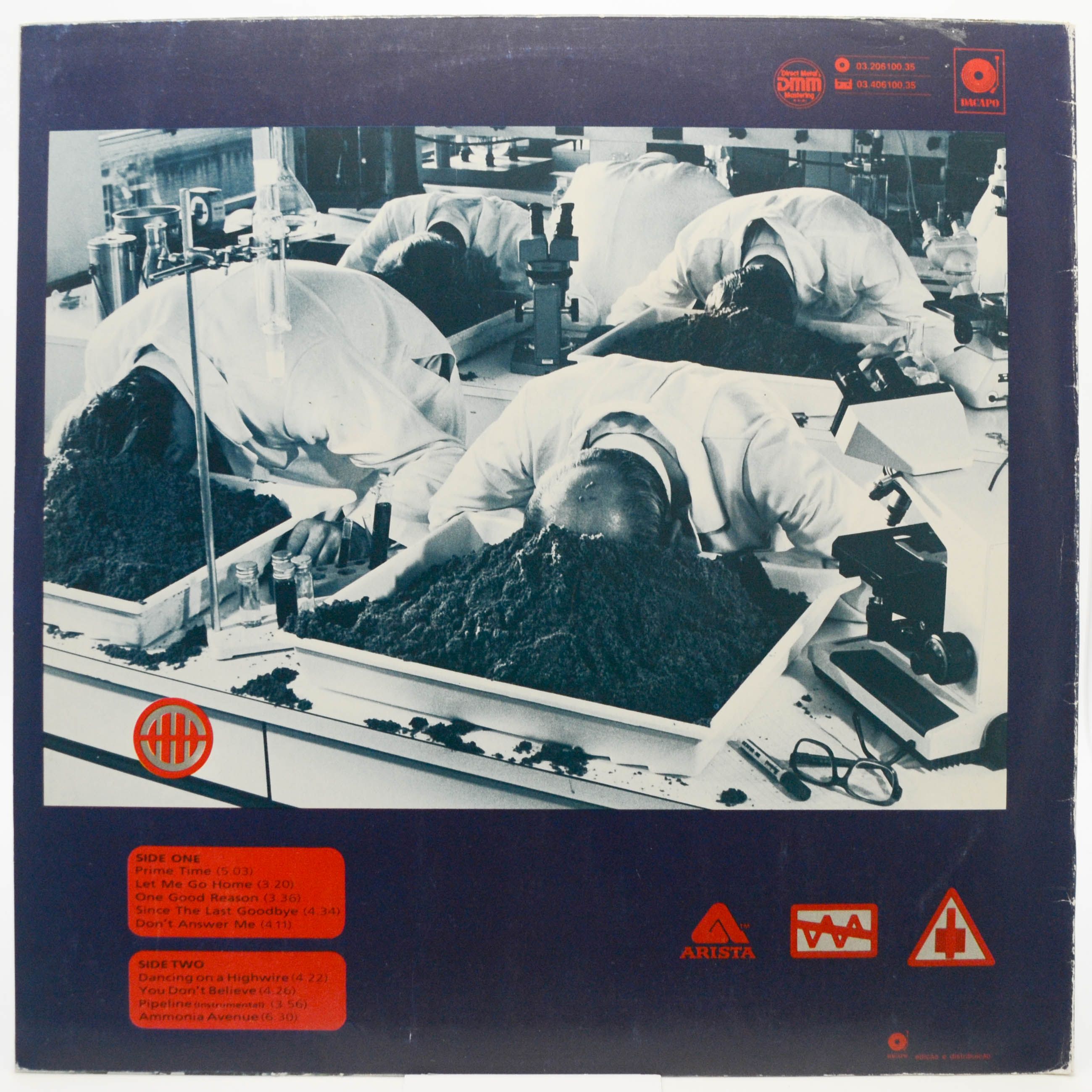 Виниловая пластинка Alan Parsons Project — Ammonia Avenue, 1984