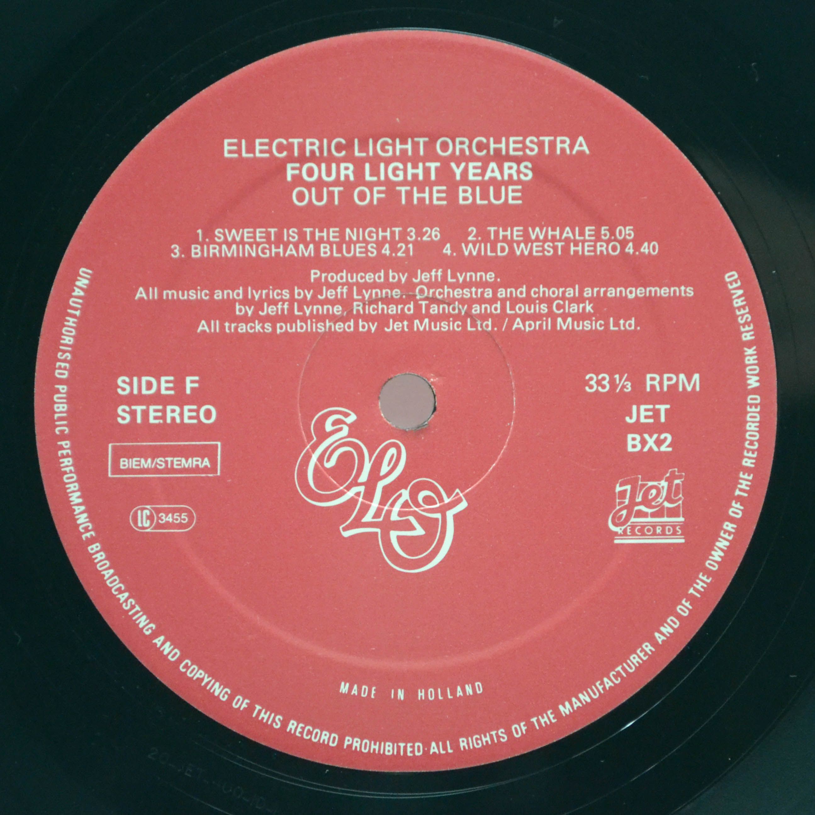 ELO — Four Light Years (4LP, Box-set, booklet), 1980