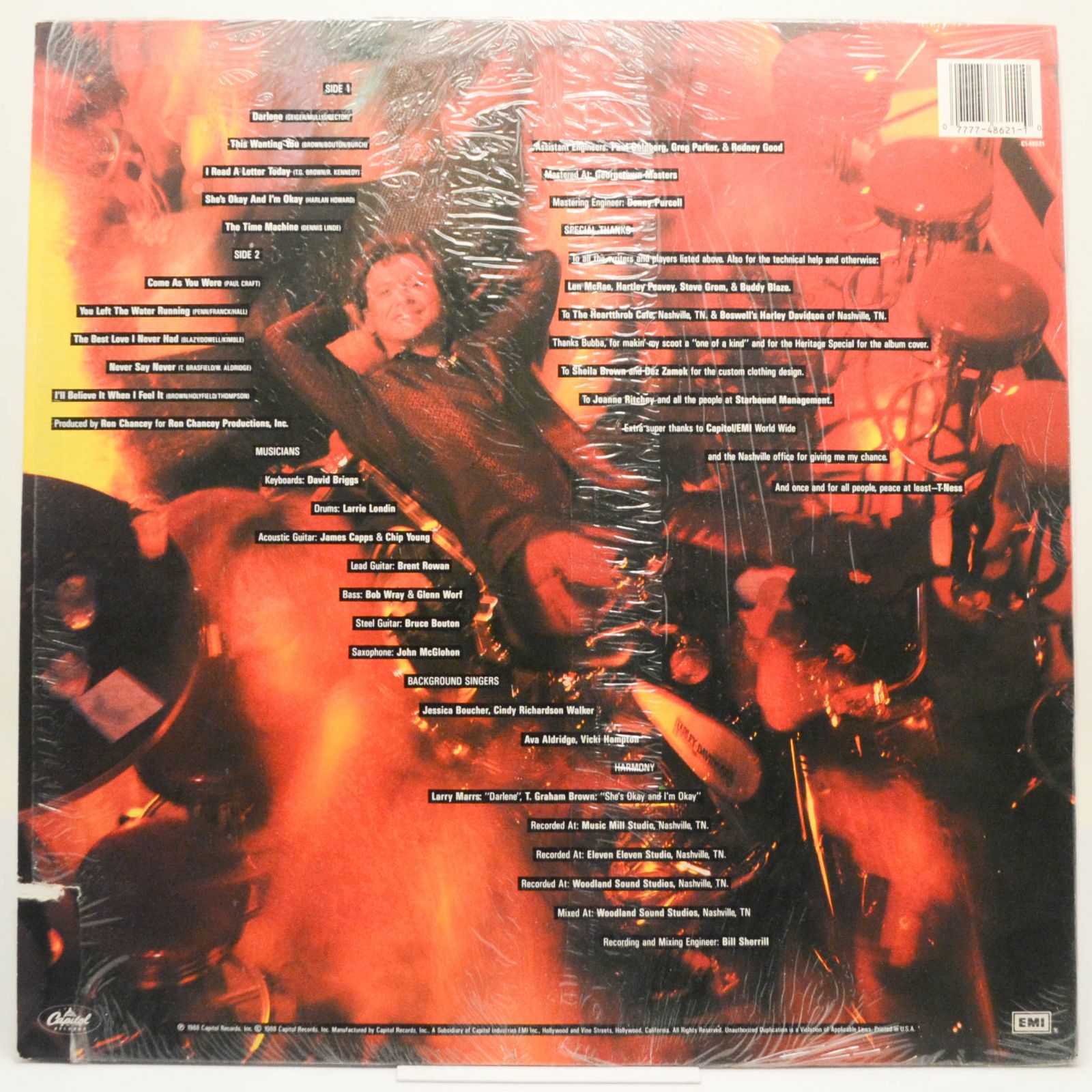 Виниловая пластинка T. Graham Brown — Come As You Were, 1988