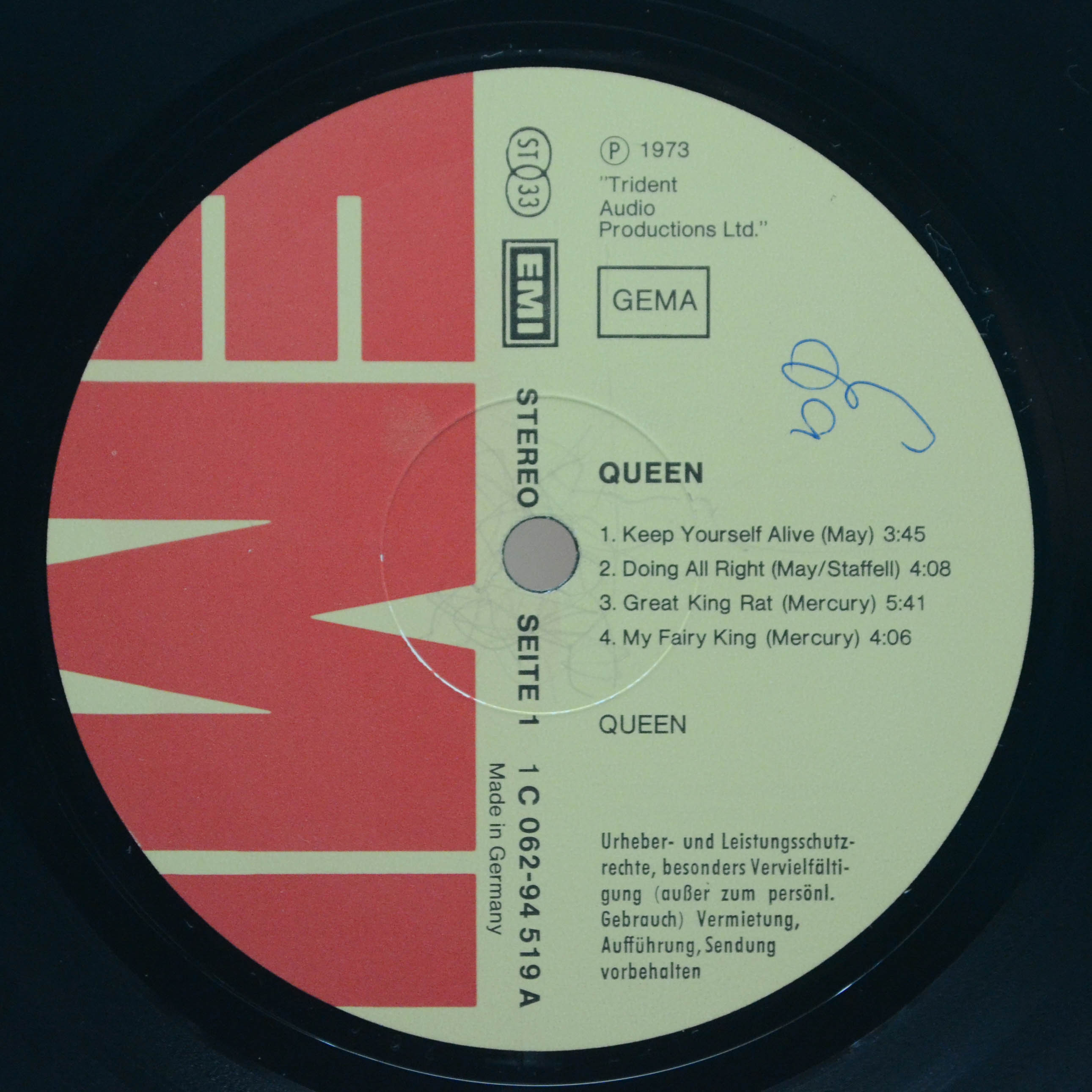 Queen — Queen, 1973