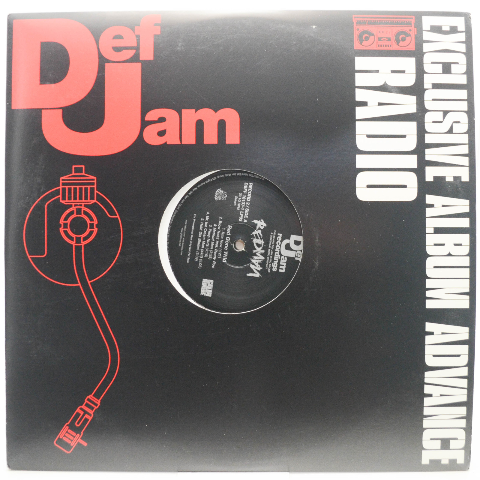 Виниловая пластинка Redman — Red Gone Wild (2LP, 1-st, USA), 2007