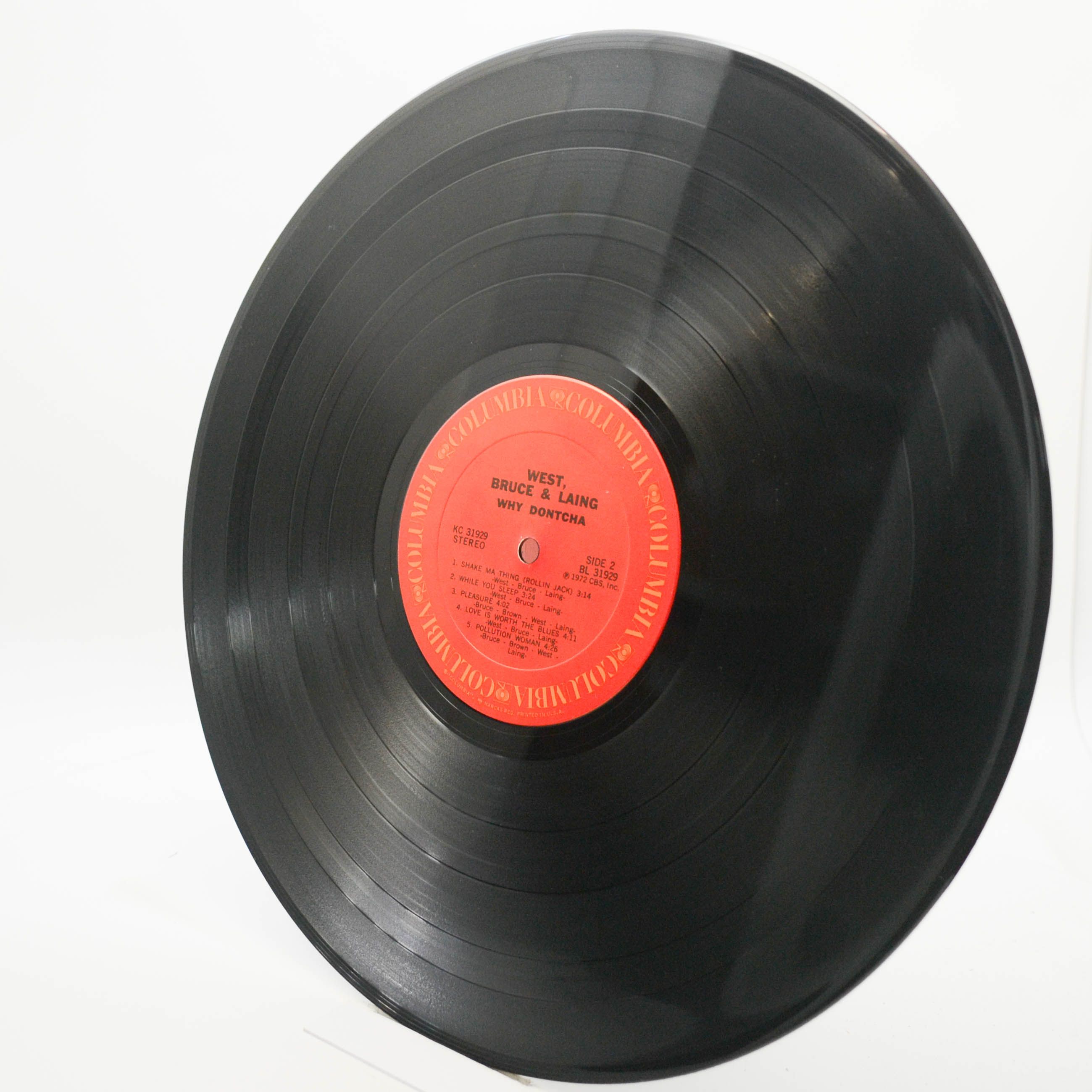 Виниловая пластинка West, Bruce & Laing — Why Dontcha (USA), 1972