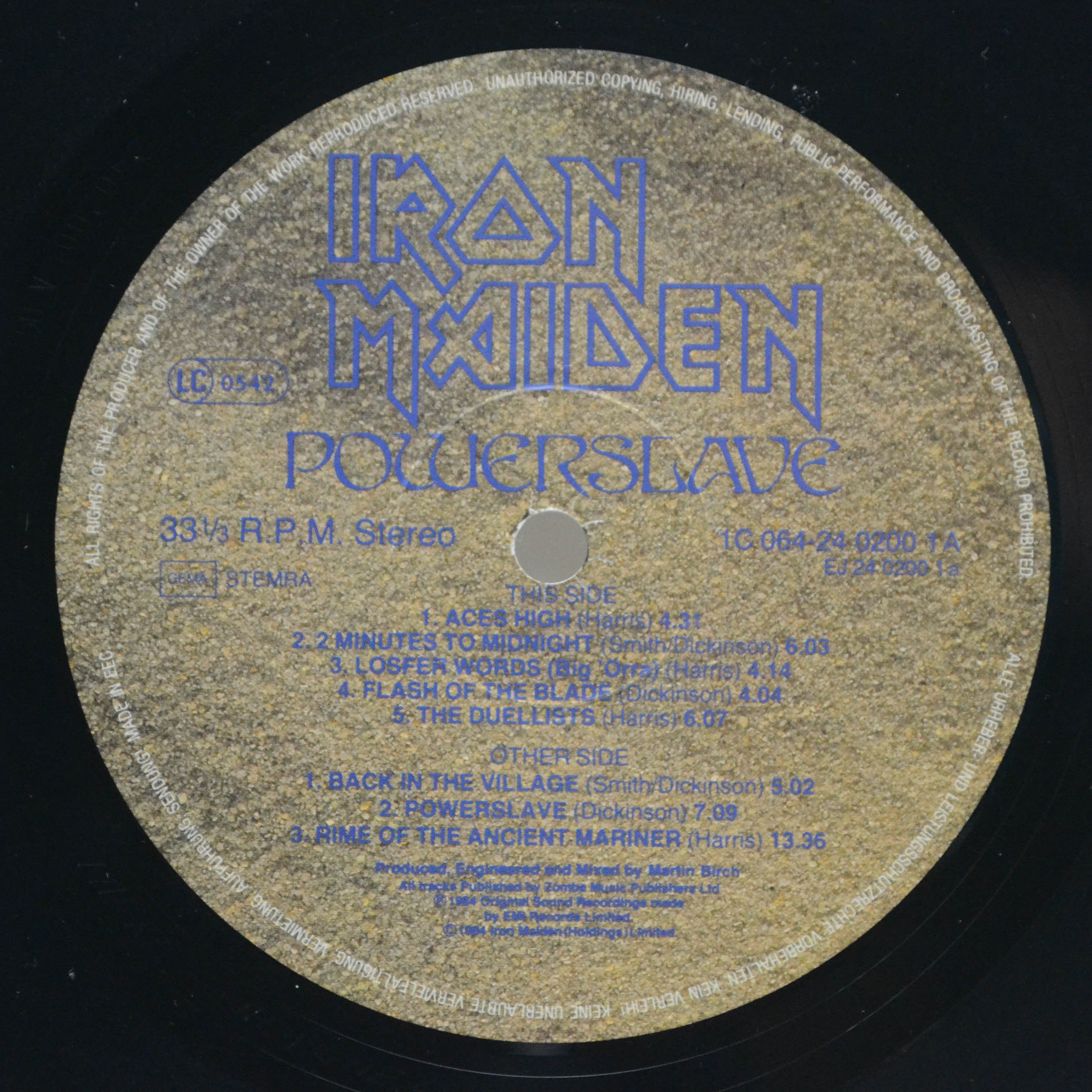 Iron Maiden — Powerslave, 1984