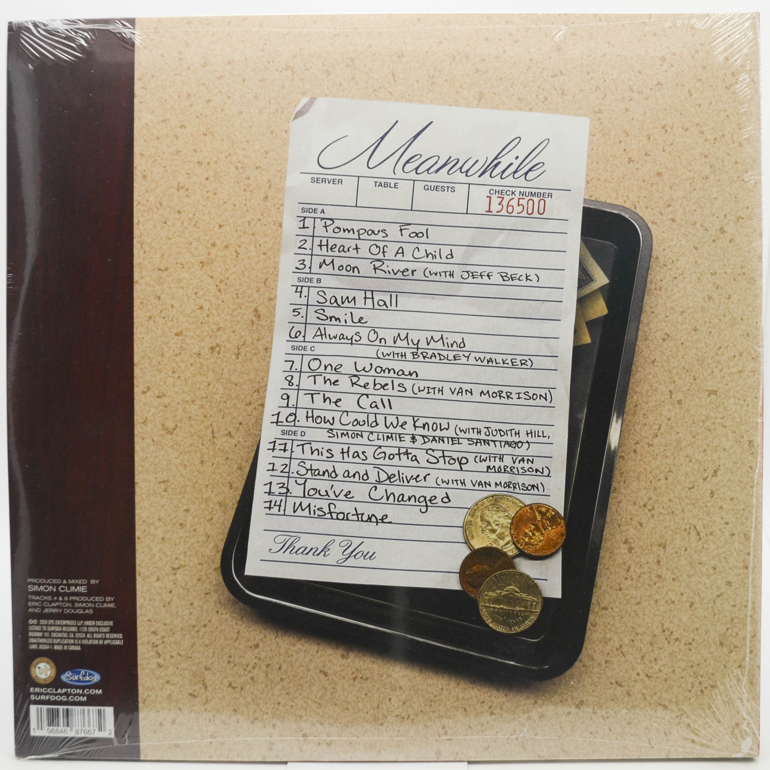 Eric Clapton — Meanwhile (2LP), 2025