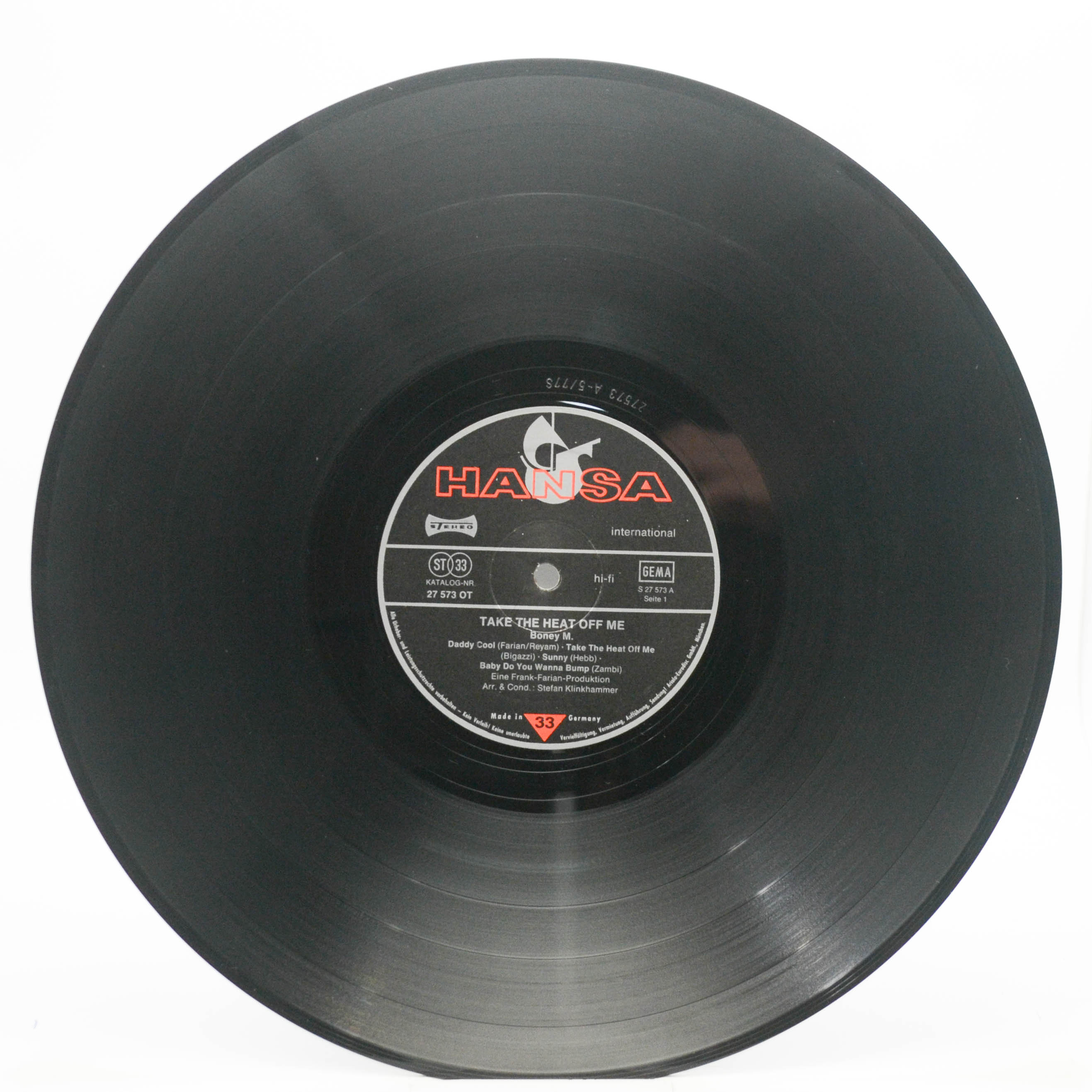 Boney M. — Take The Heat Off Me, 1976