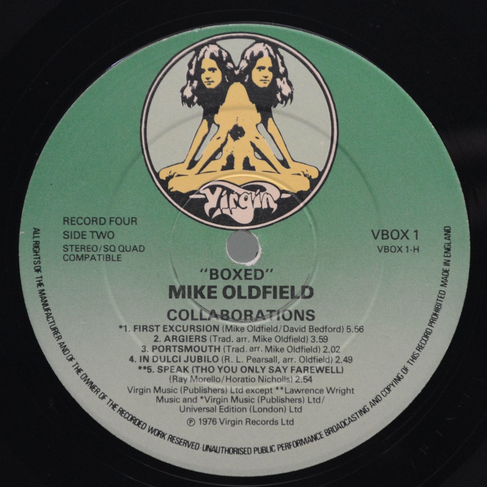 Mike Oldfield — Boxed (UK, Box-set), 1976