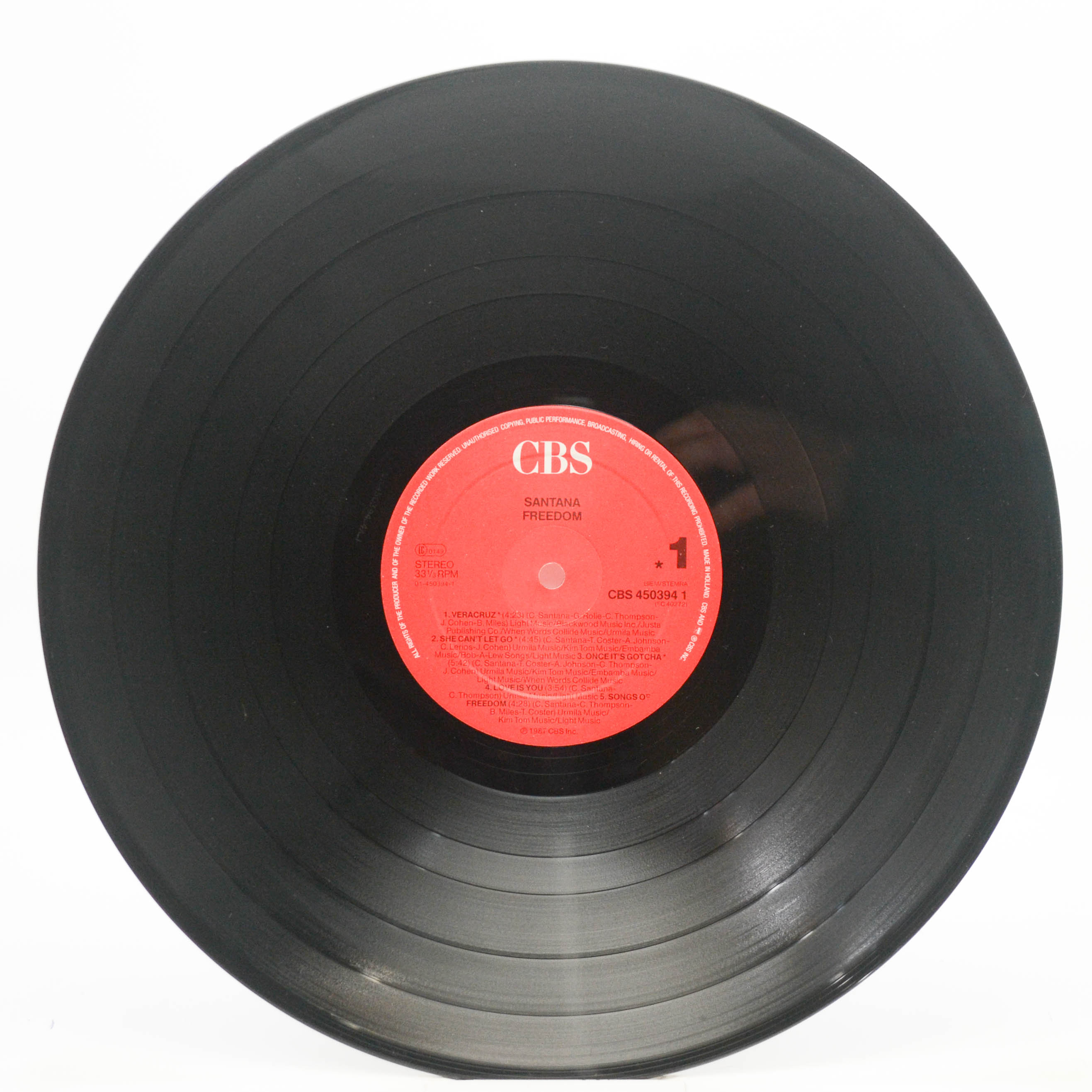 Santana — Freedom, 1987