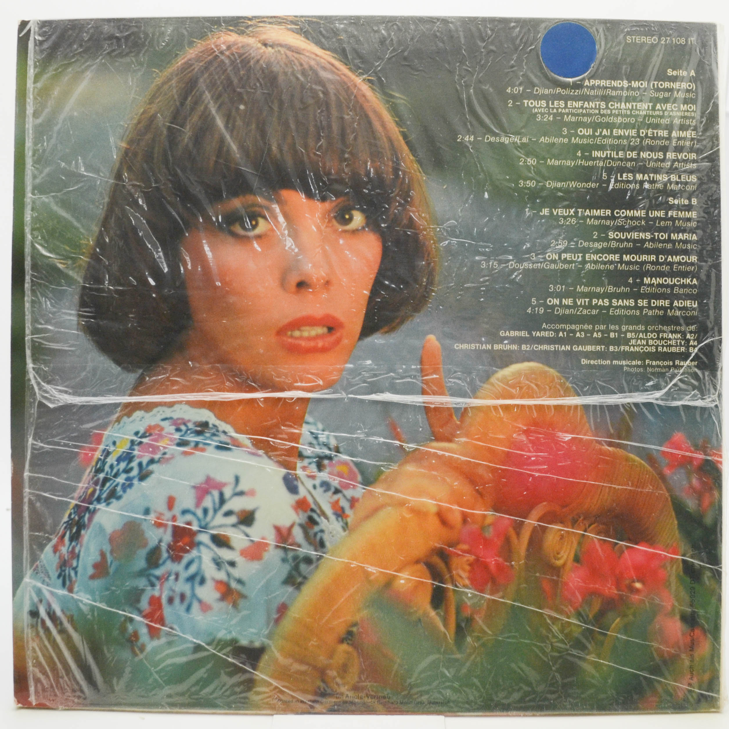 Виниловая пластинка Mireille Mathieu — Mireille Mathieu, 1976