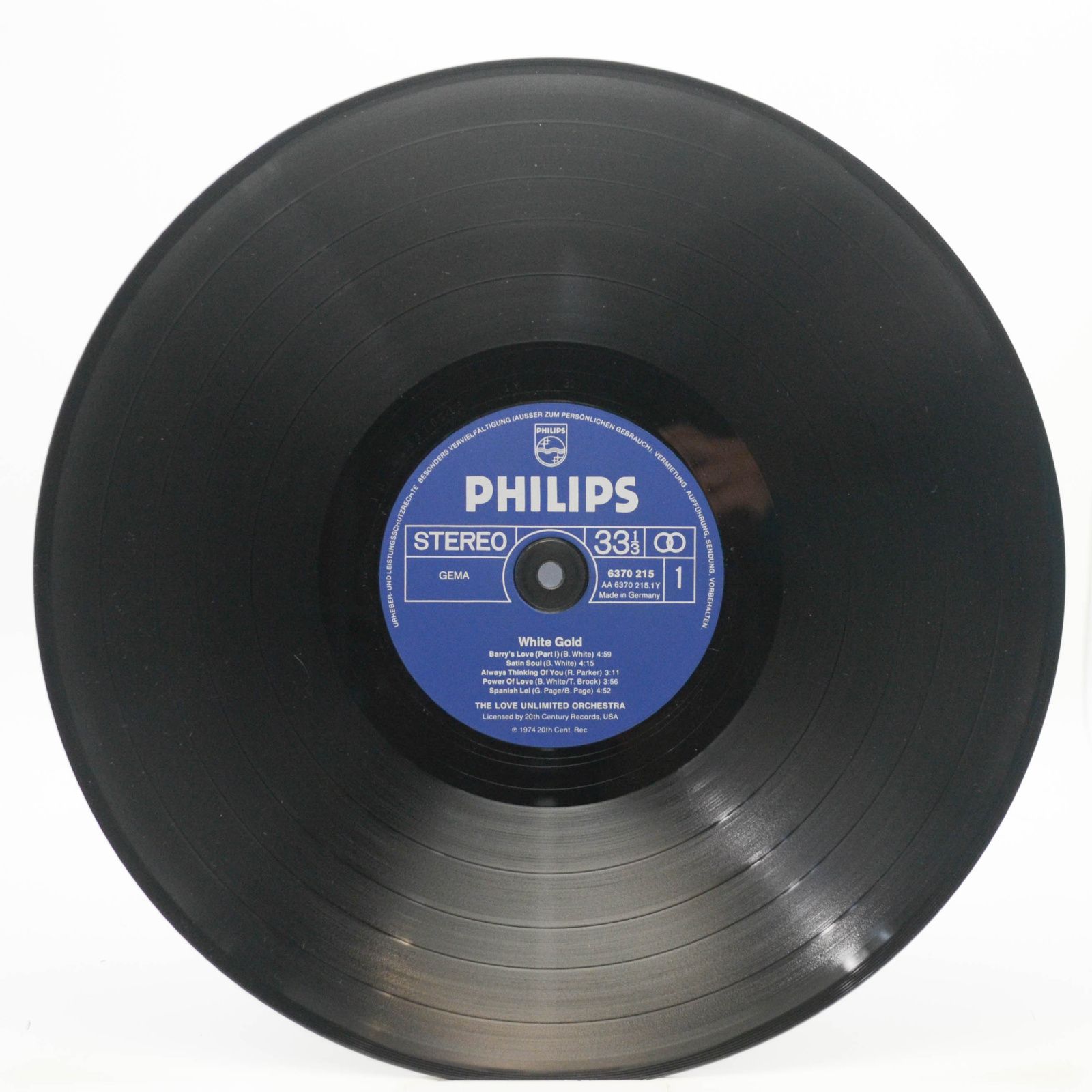 Love Unlimited Orchestra — White Gold, 1974