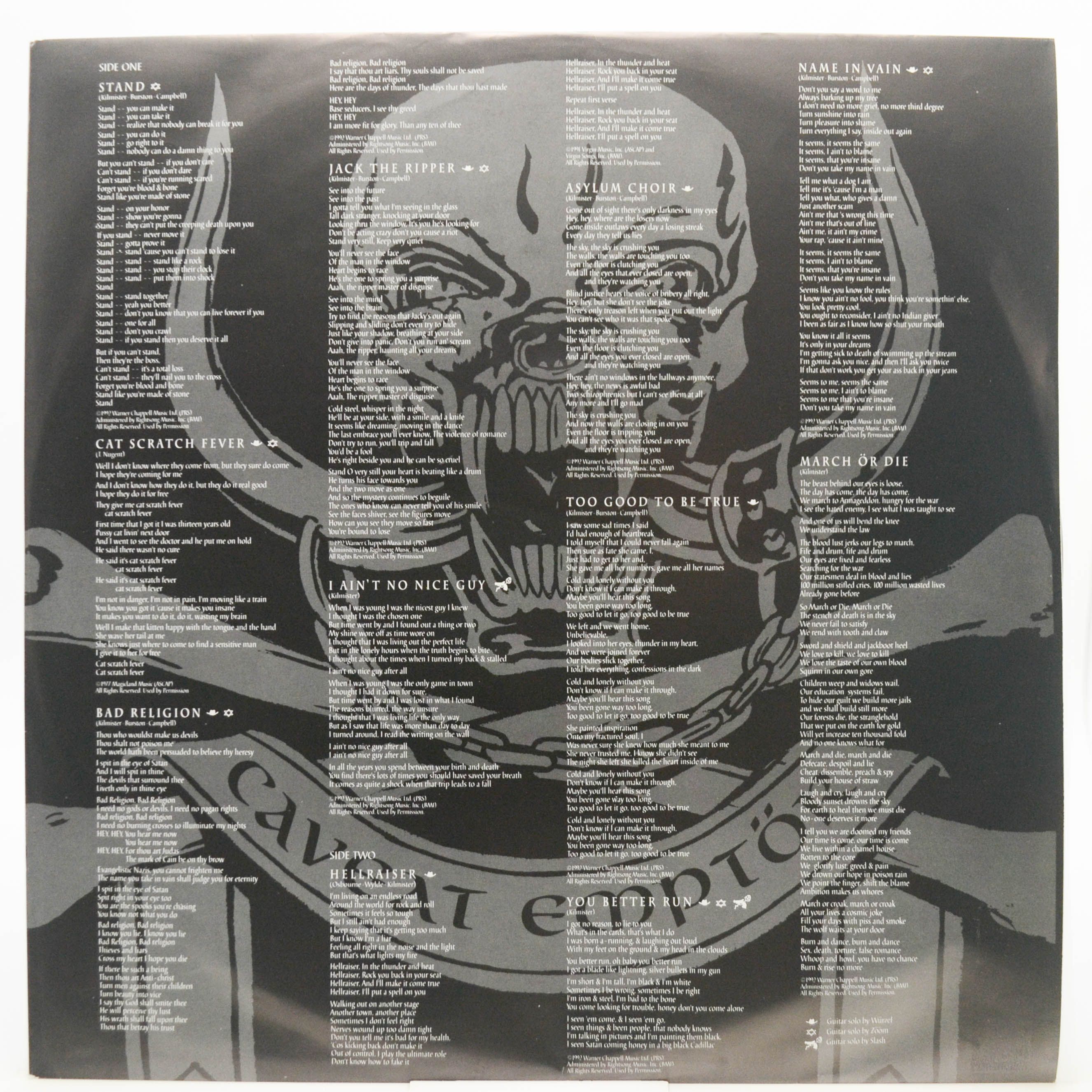 Motörhead — March Ör Die, 1992