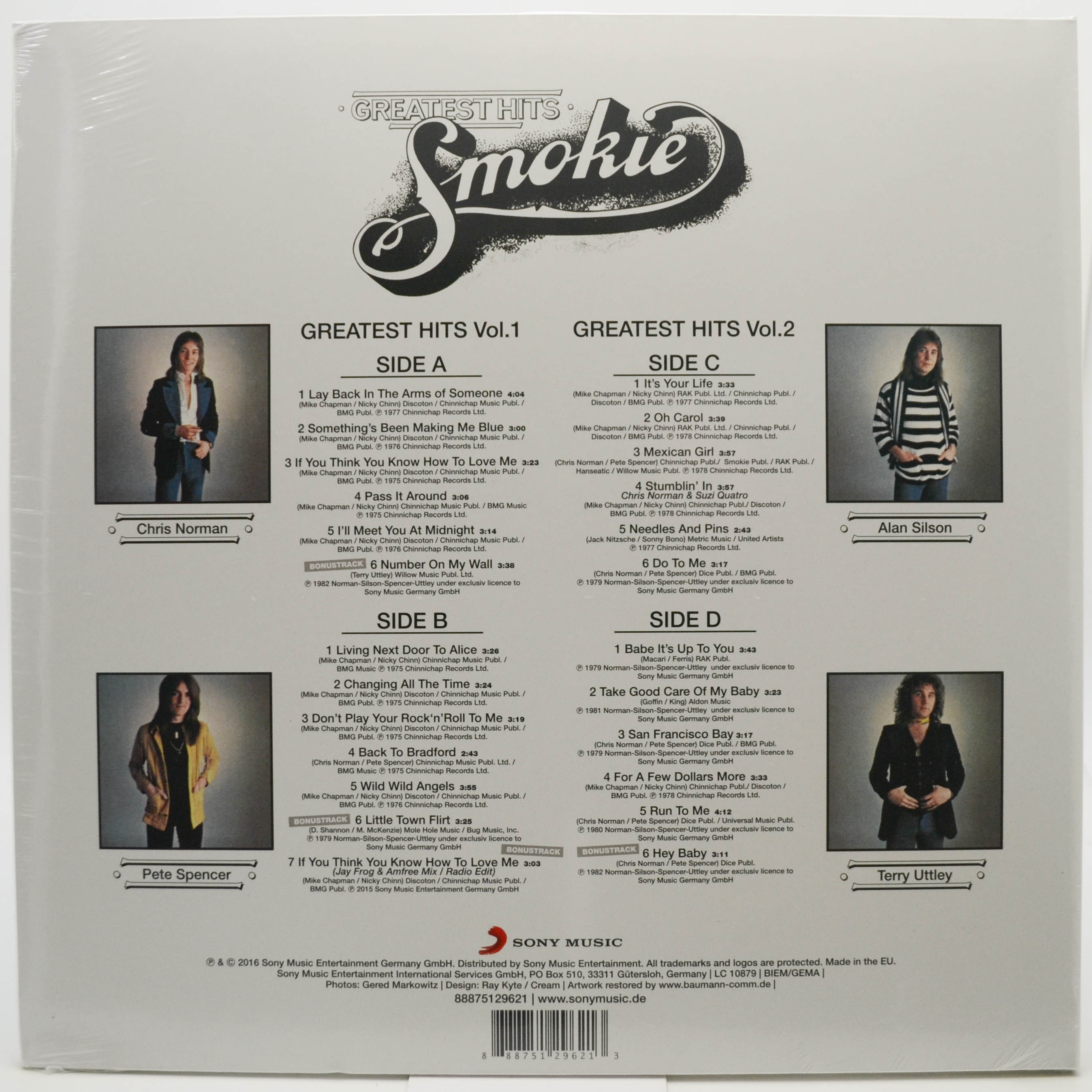 Smokie — Greatest Hits Vol.1 & Vol.2 (2LP), 1977