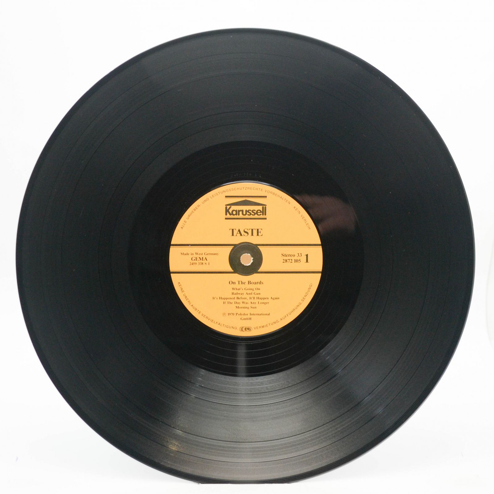 Taste — On The Boards, 1970