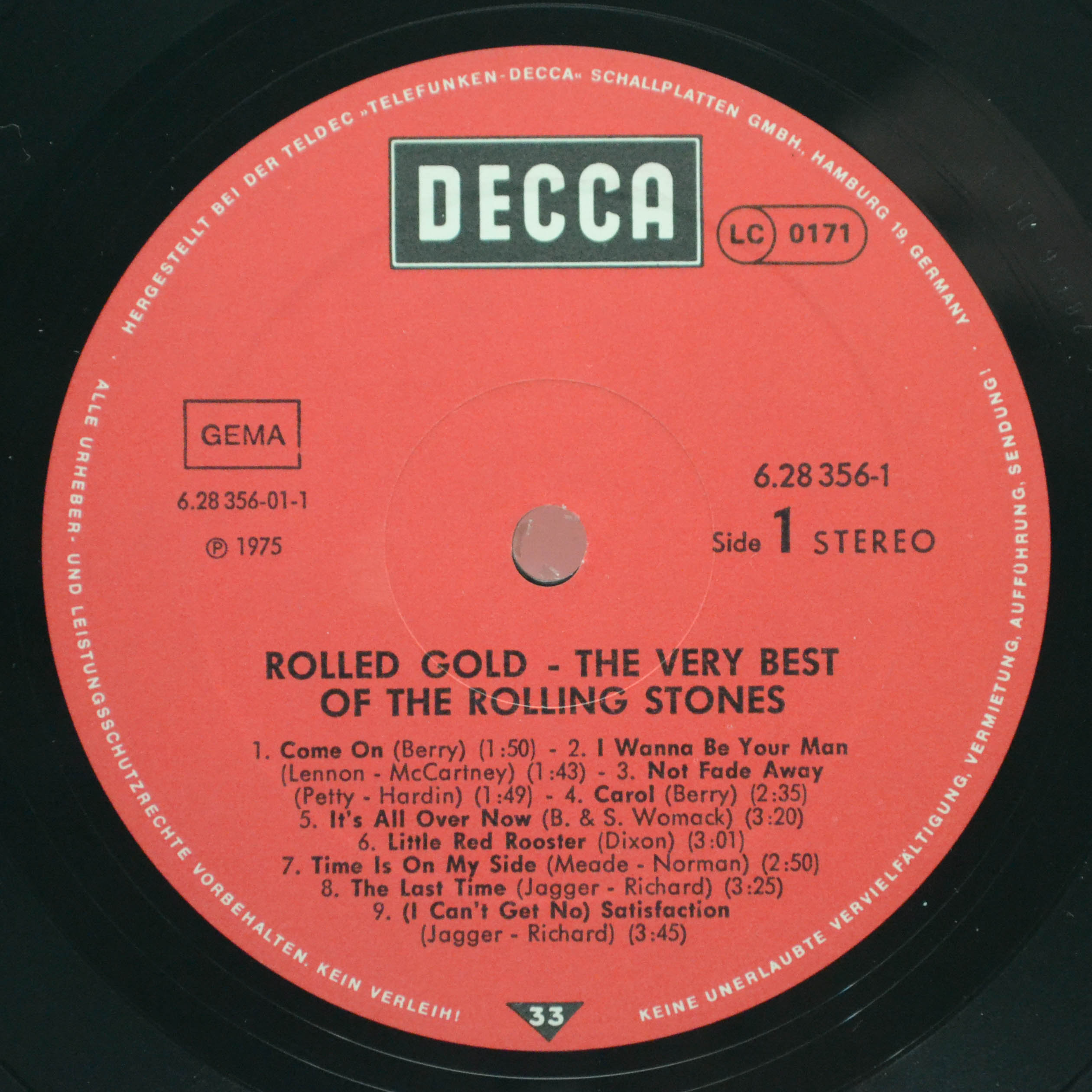 Rolling Stones — Rolled Gold (The Very Best Of The Rolling Stones) (2LP), 1975