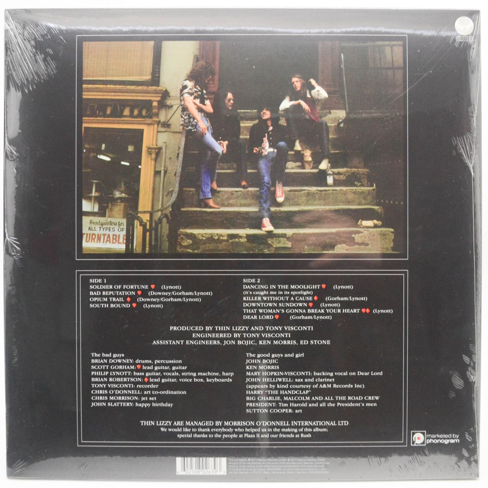 Виниловая пластинка Thin Lizzy — Bad Reputation, 1977
