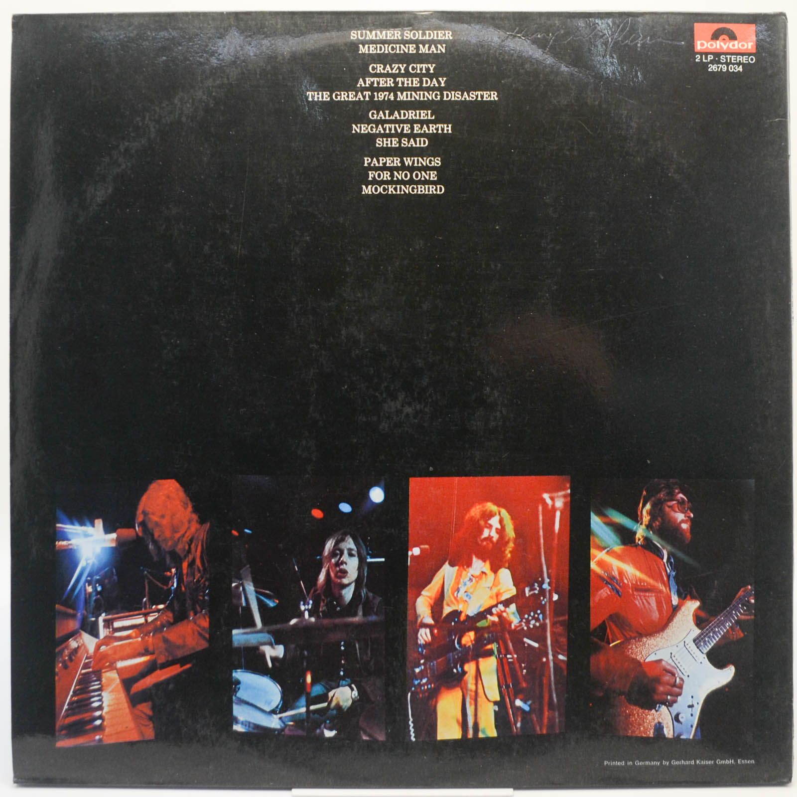 Виниловая пластинка Barclay James Harvest — Live (2LP), 1974