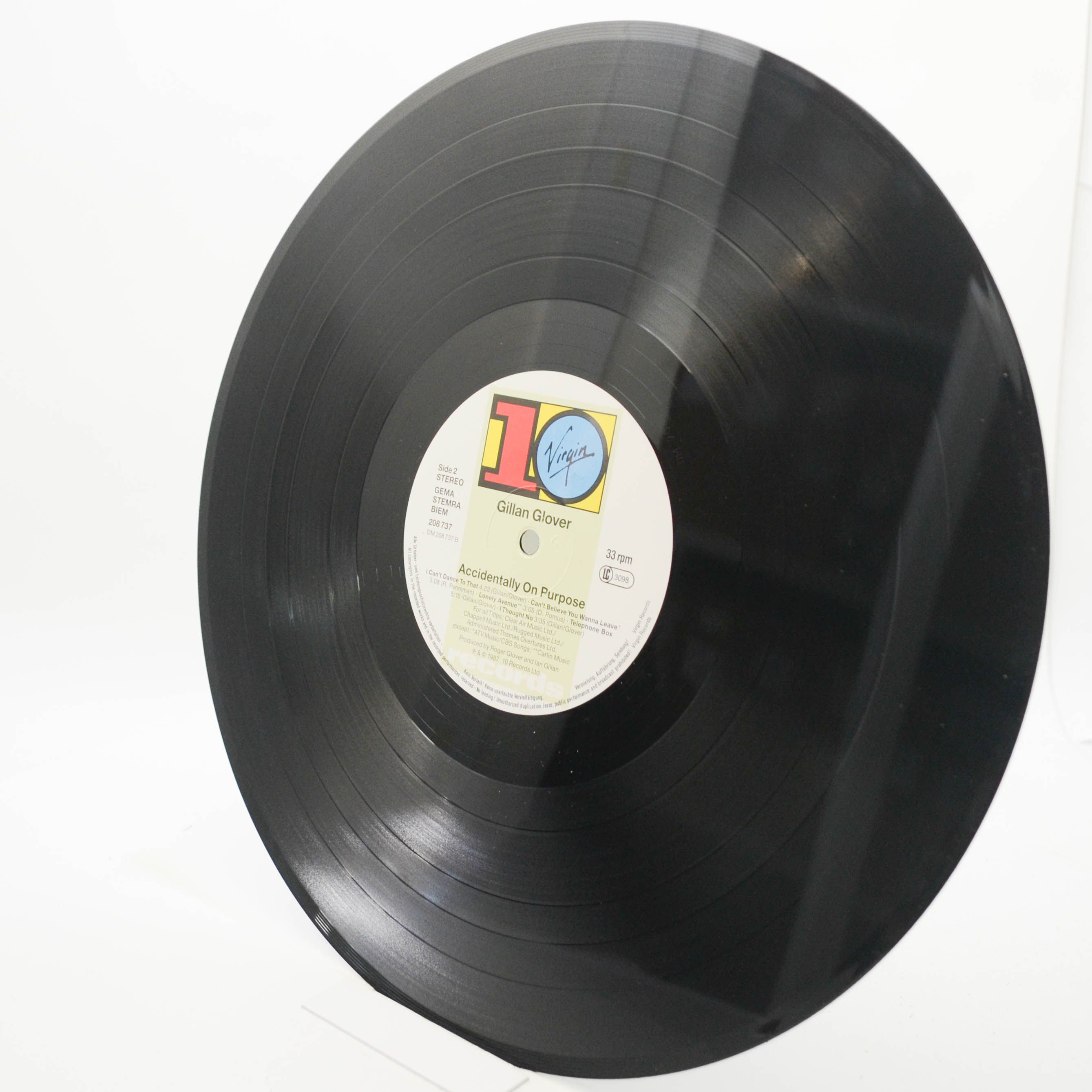 Gillan & Glover — Accidentally On Purpose, 1988