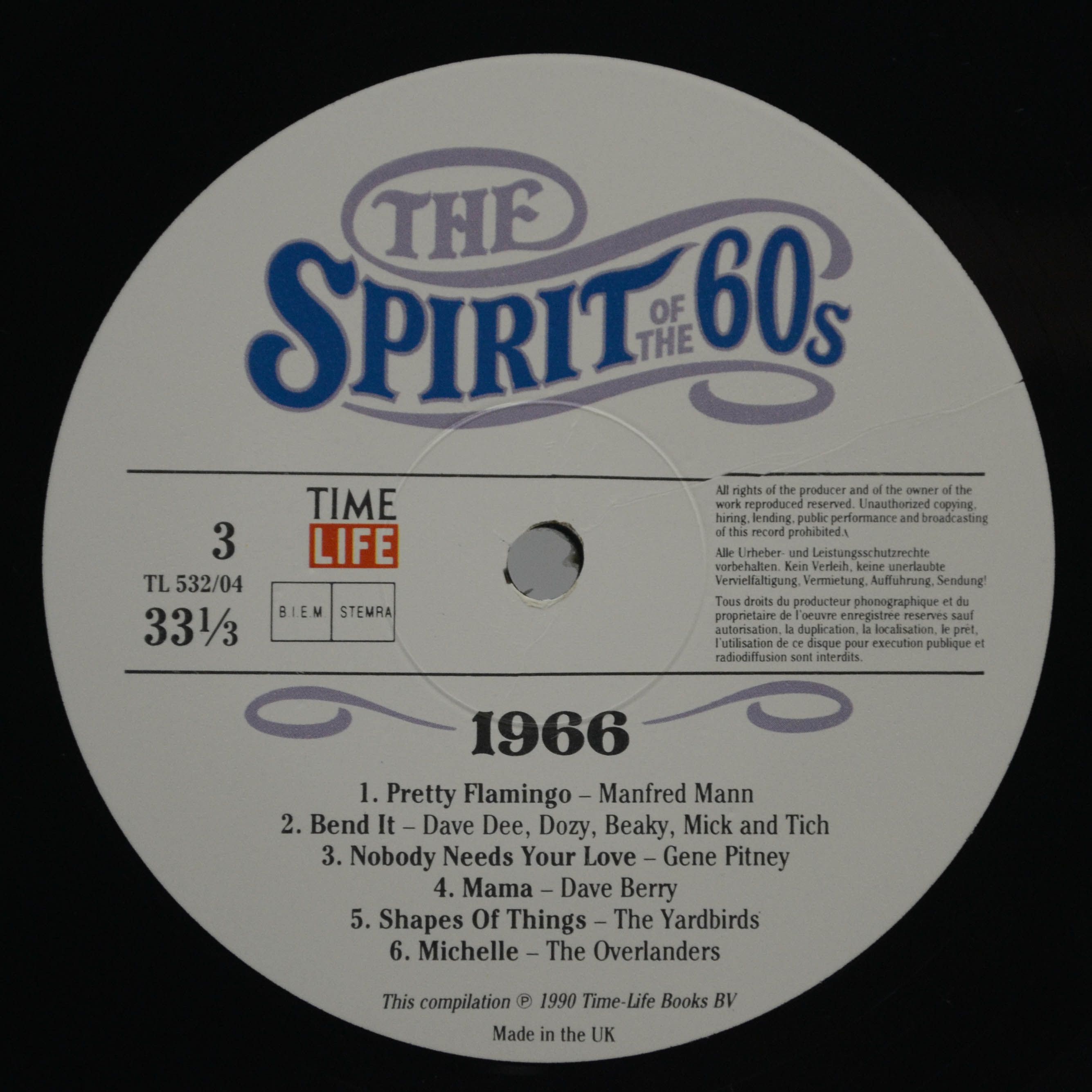 Various — The Spirit Of The 60s: 1966 (2LP), 1990
