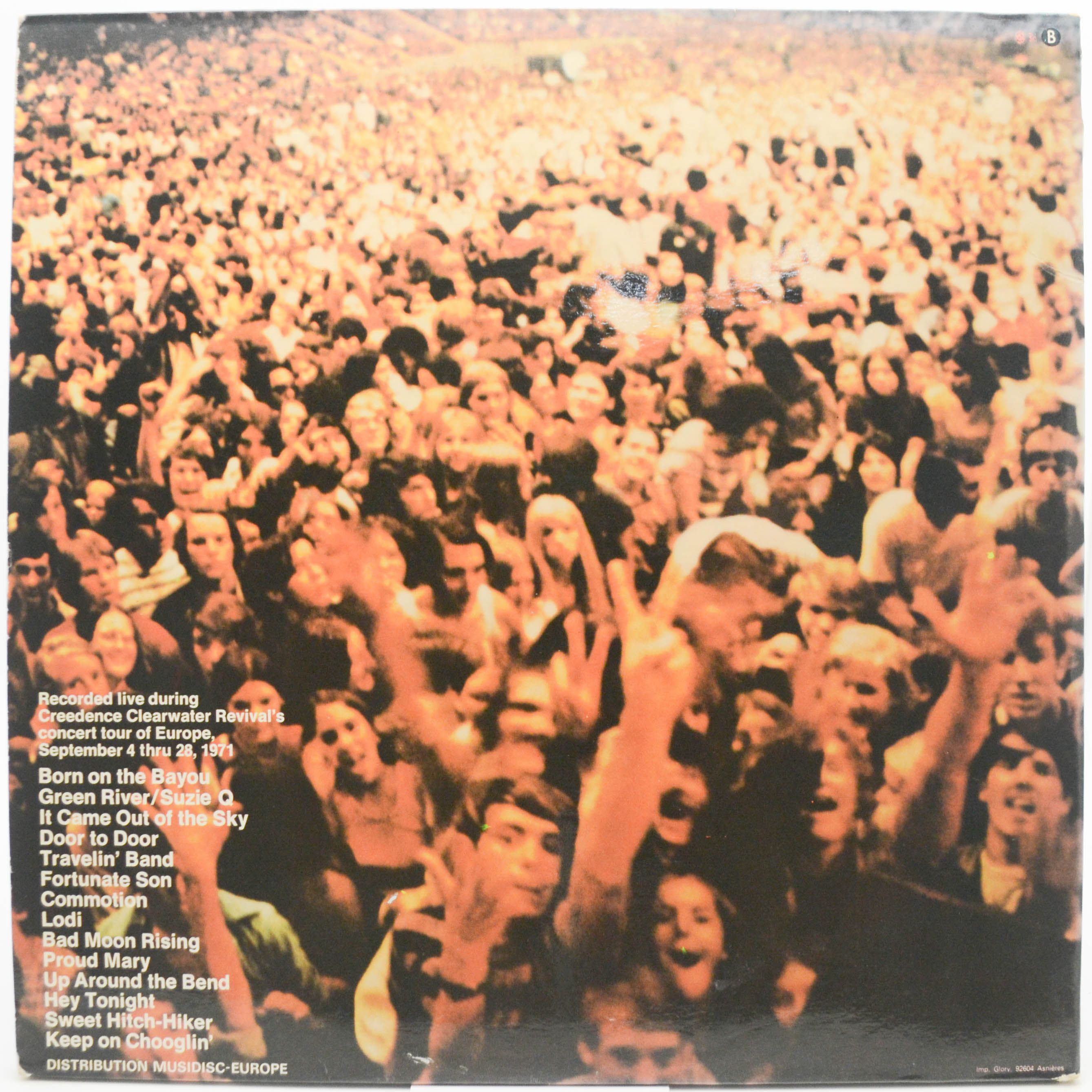 Creedence Clearwater Revival — Live In Europe (2LP), 1973