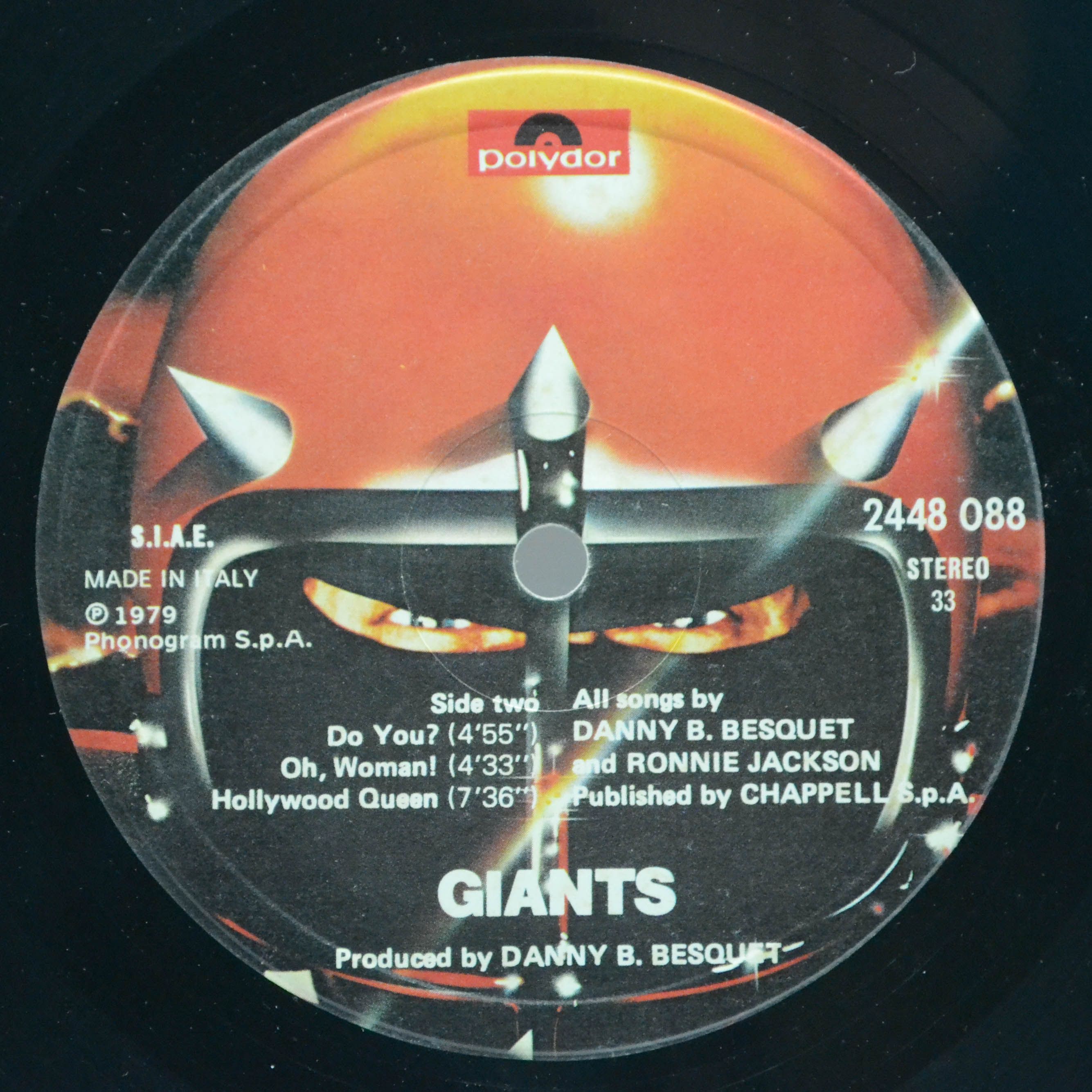 Виниловая пластинка Giants — Giants, 1979