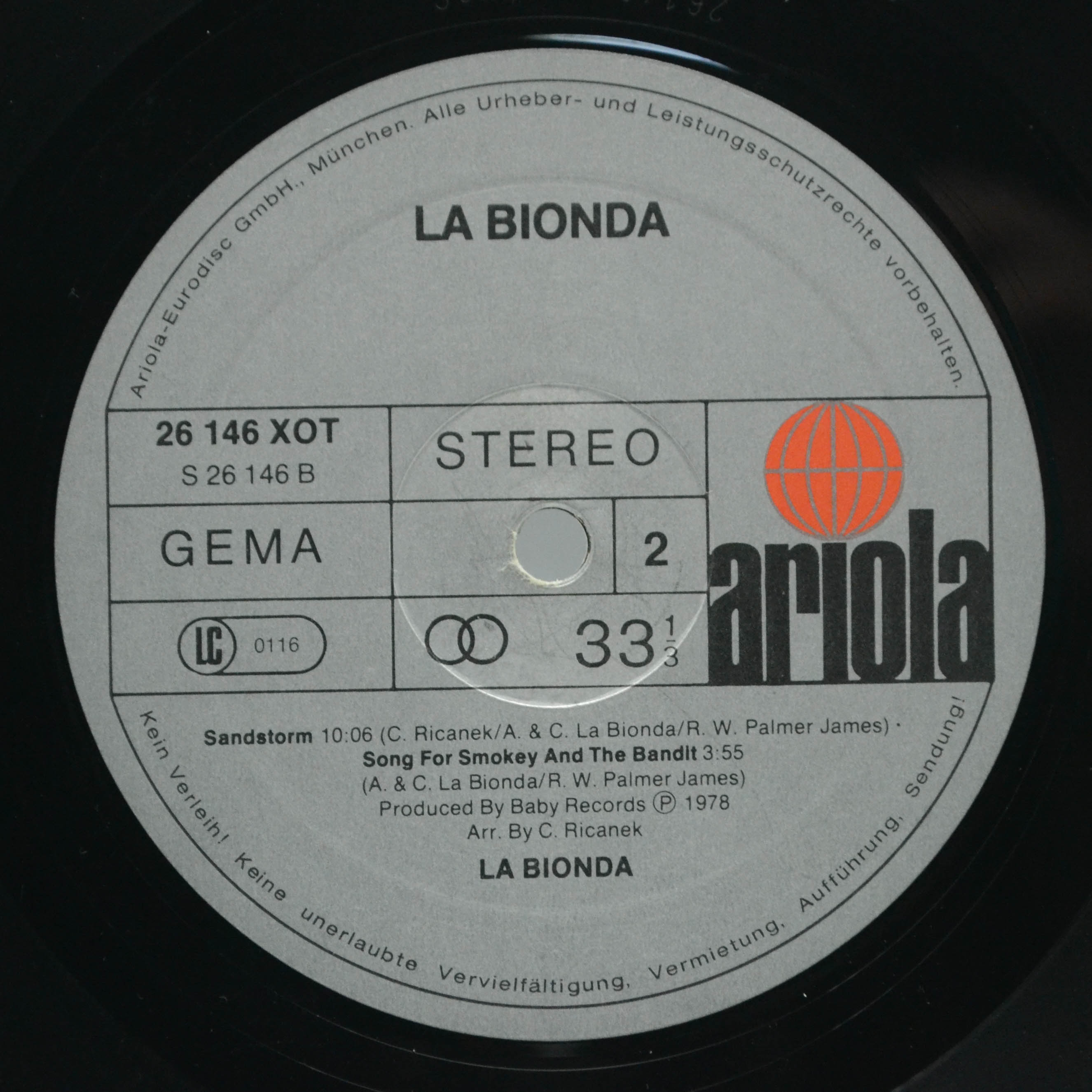 La Bionda — La Bionda, 1978