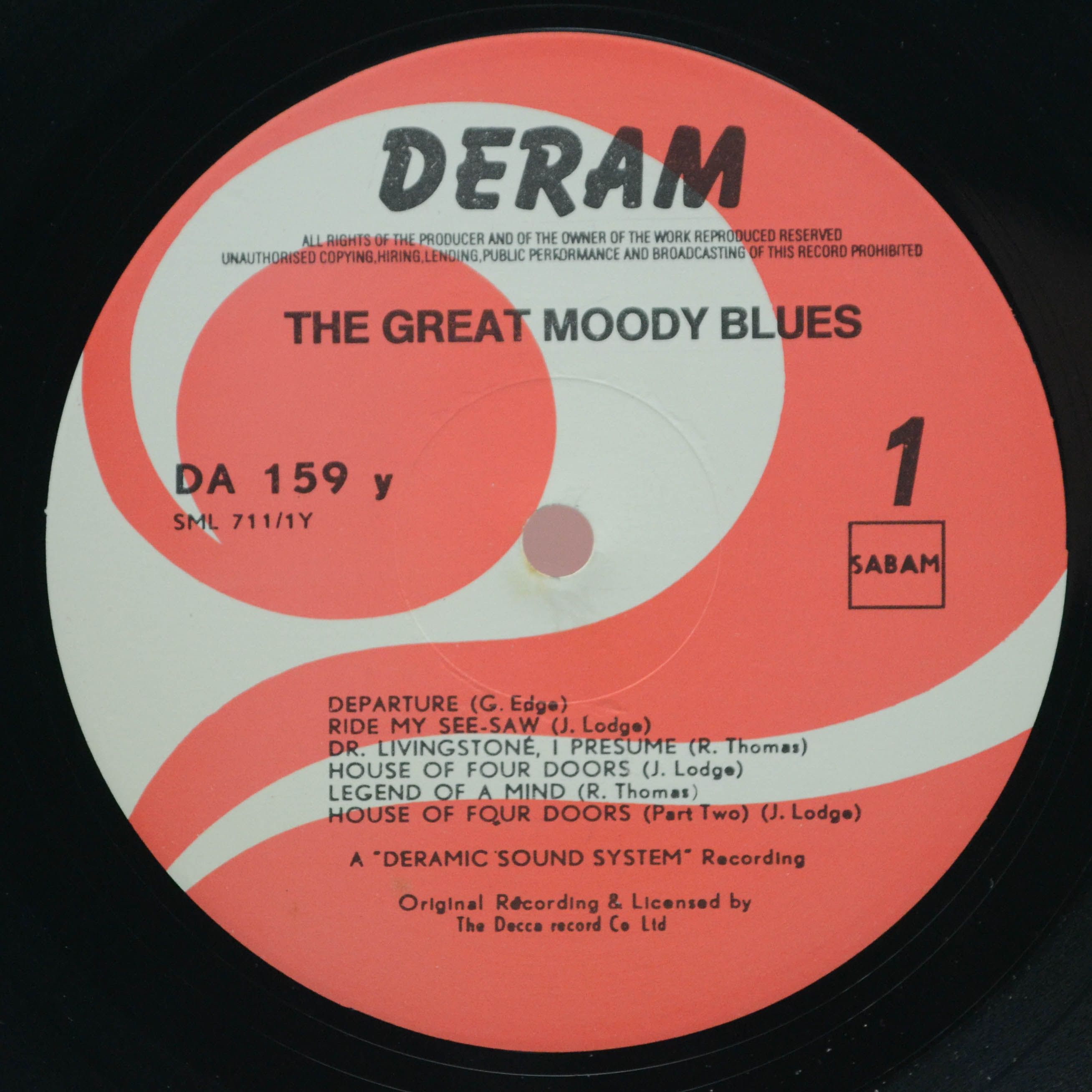 Виниловая пластинка Moody Blues — The Great Moody Blues (2LP), 1978
