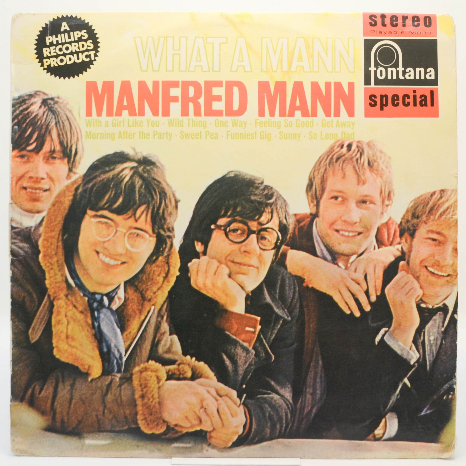 Виниловая пластинка Manfred Mann — What A Mann, 1968