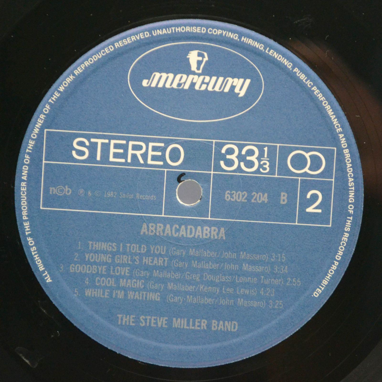 Виниловая пластинка Steve Miller Band — Abracadabra, 1982