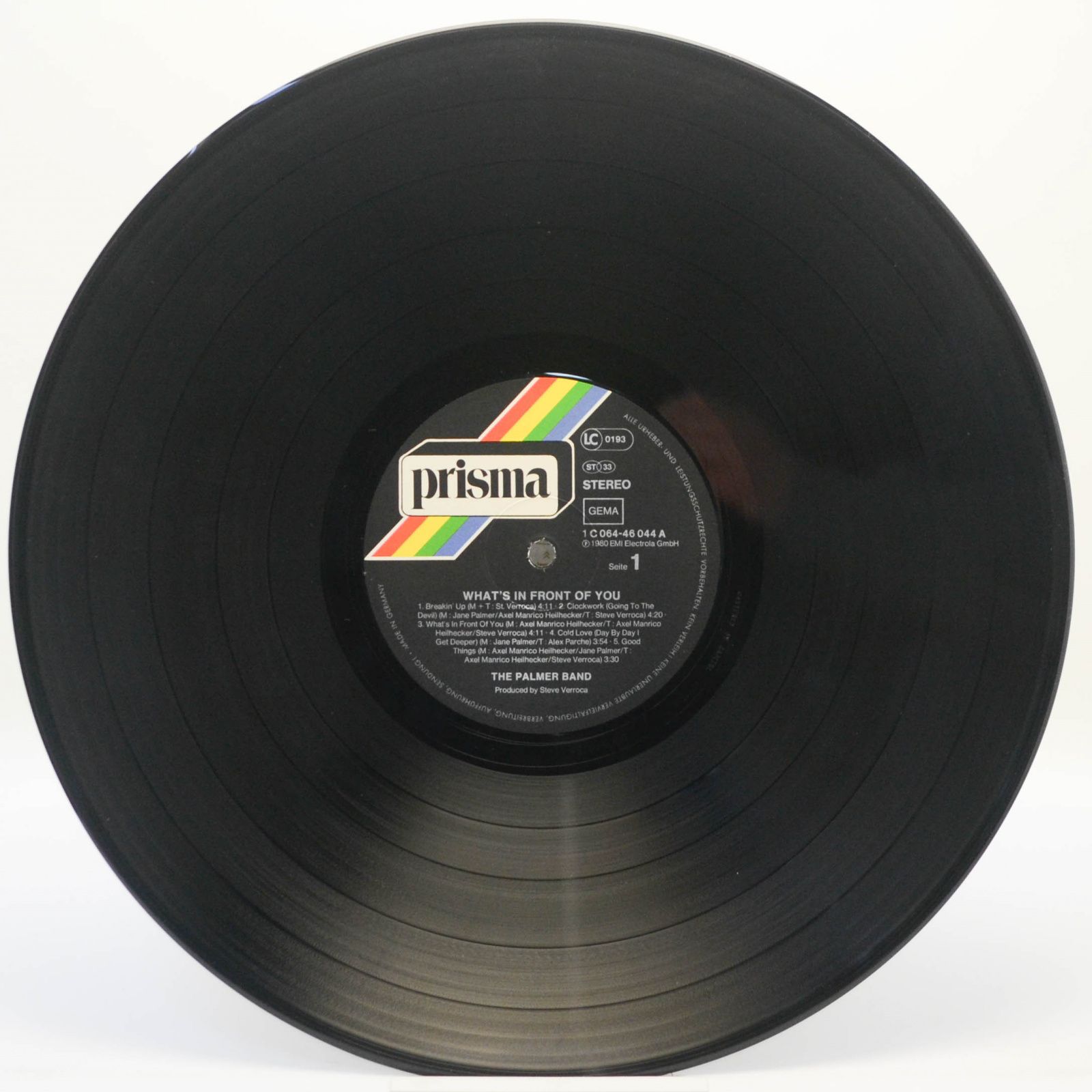 Виниловая пластинка Palmer Band — What's In Front Of You, 1980