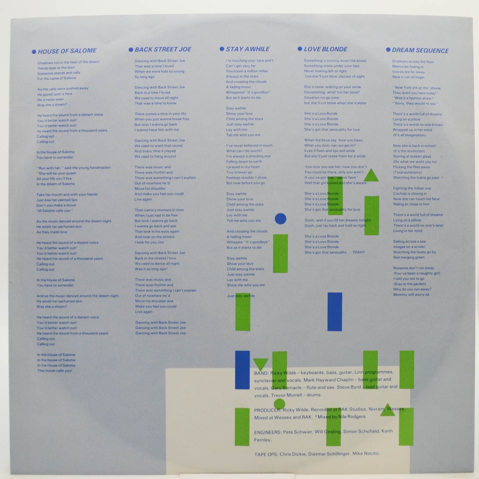 Kim Wilde — Catch As Catch Can, 1983