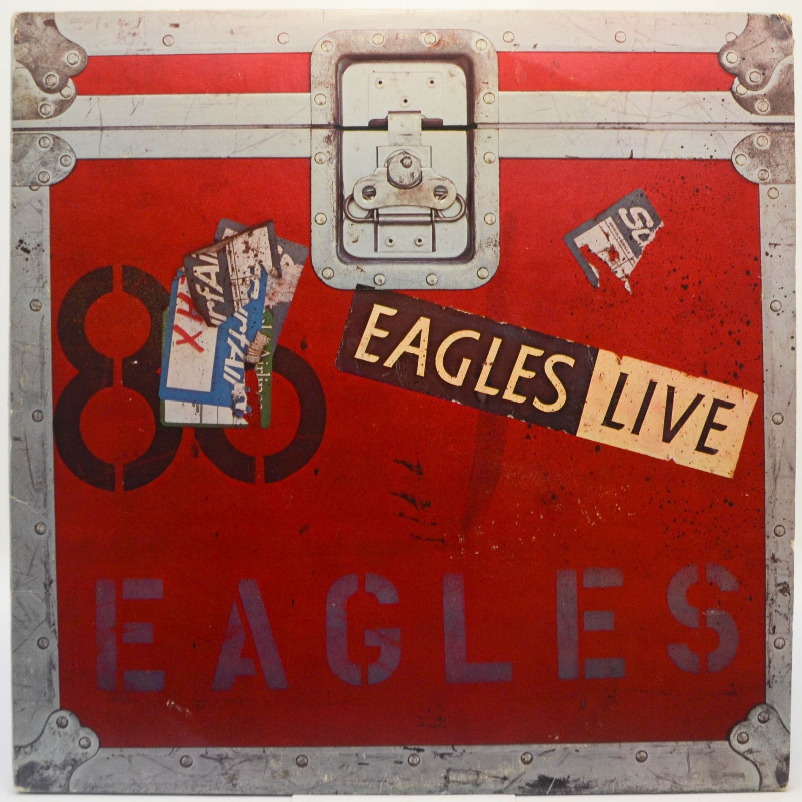Eagles — Eagles Live (2LP, USA, poster), 1980