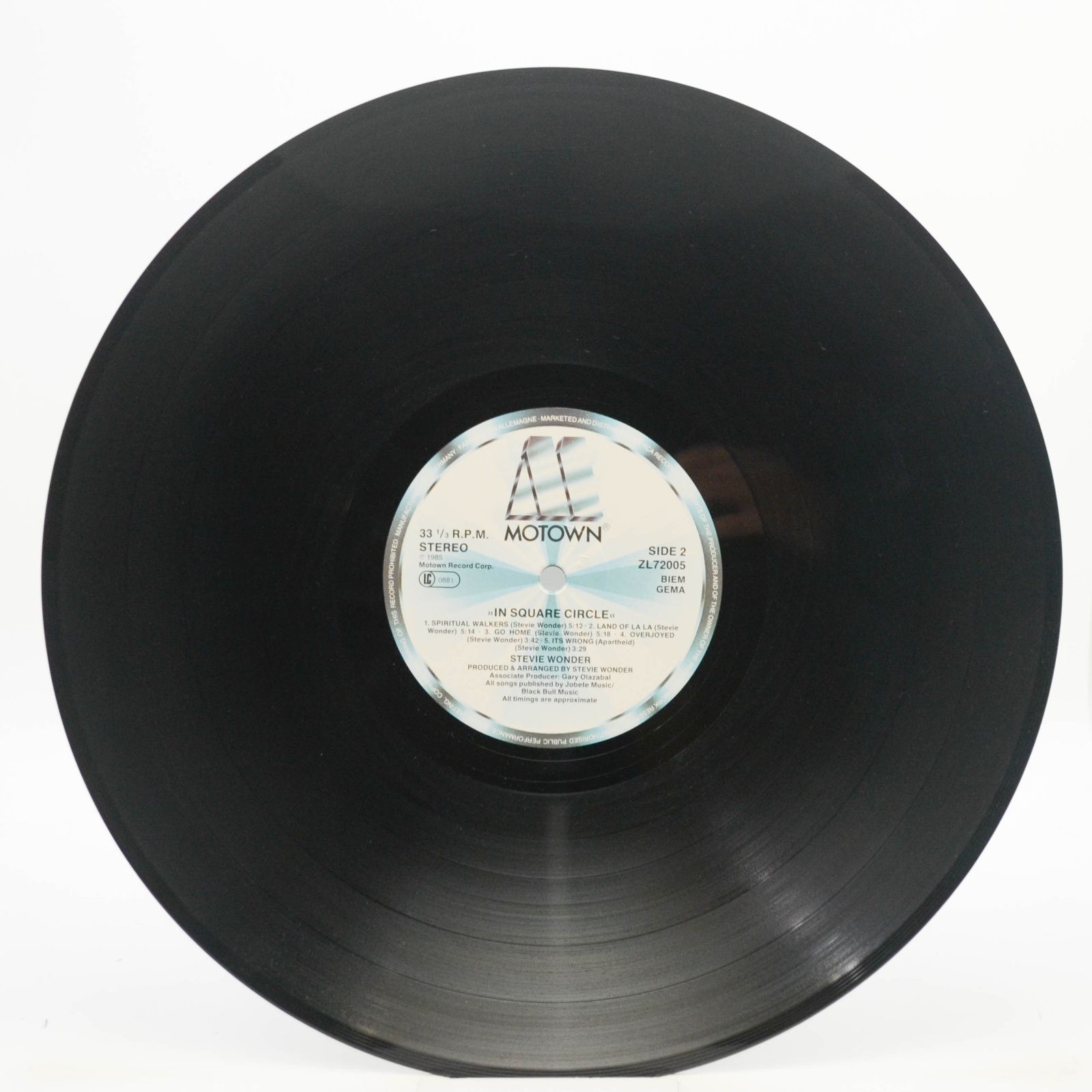 Виниловая пластинка Stevie Wonder — In Square Circle (booklet), 1985