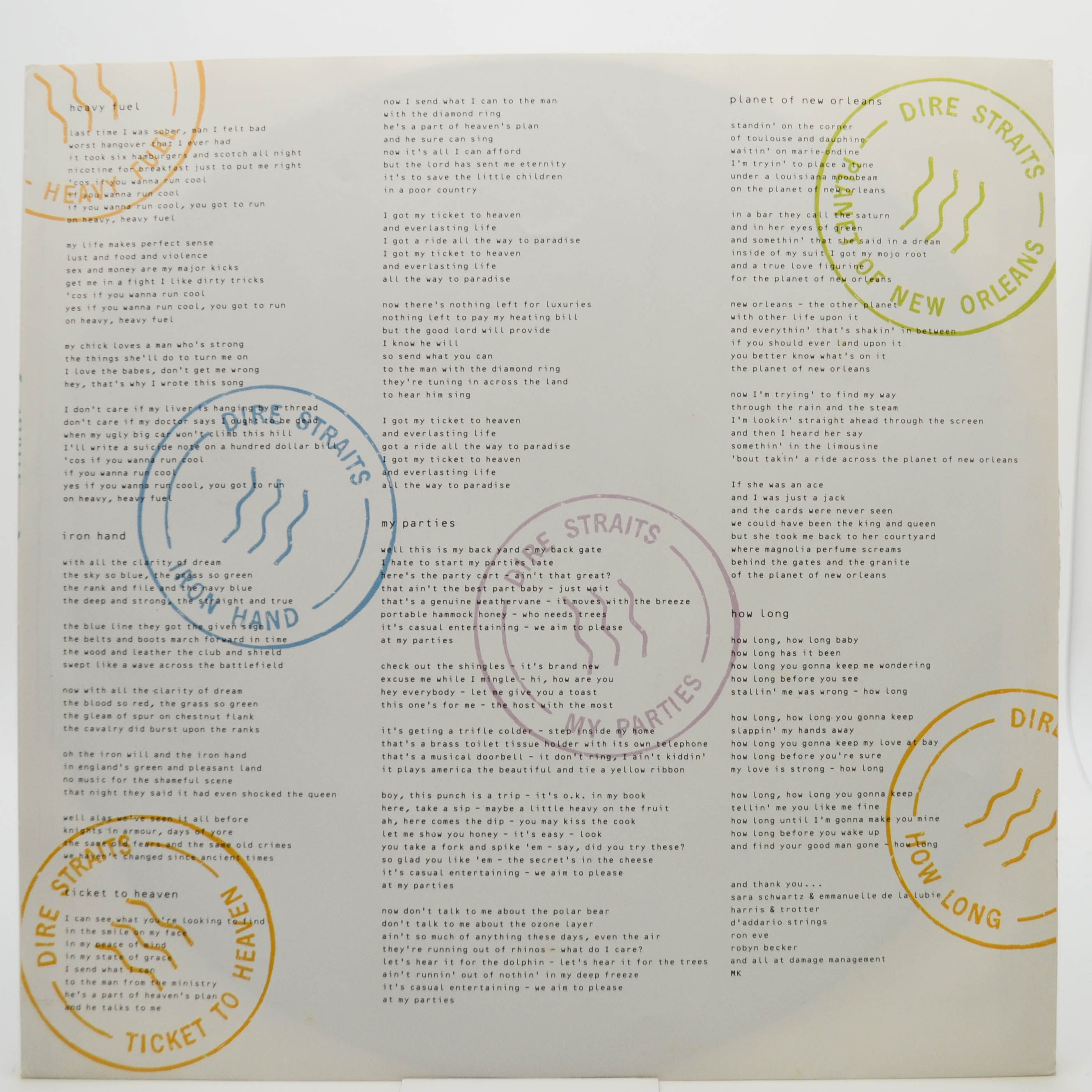 Dire Straits — On Every Street, 1991