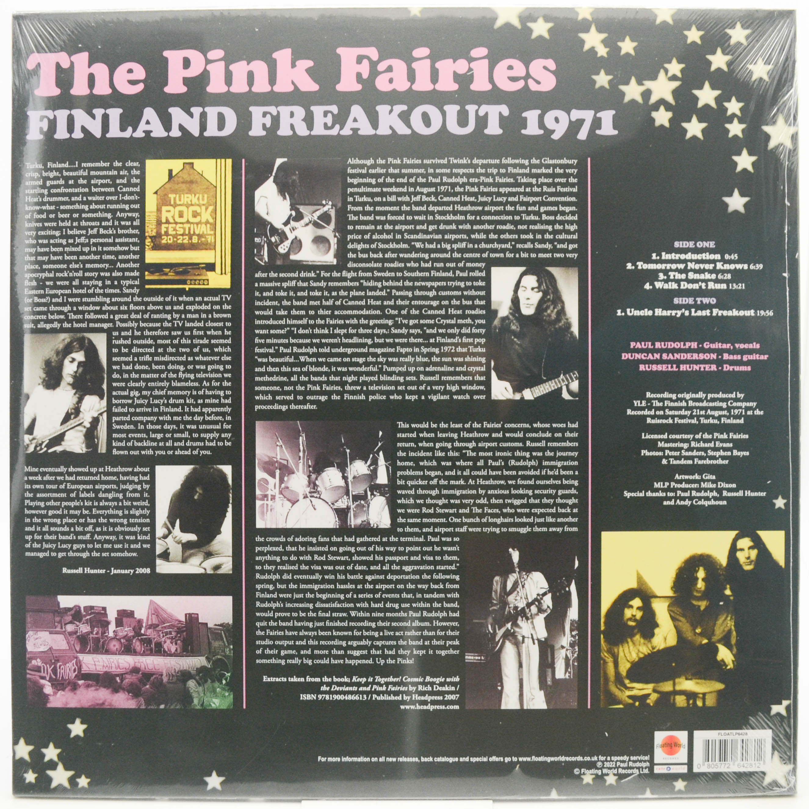 Виниловая пластинка Pink Fairies — Finland Freakout 1971, 2008