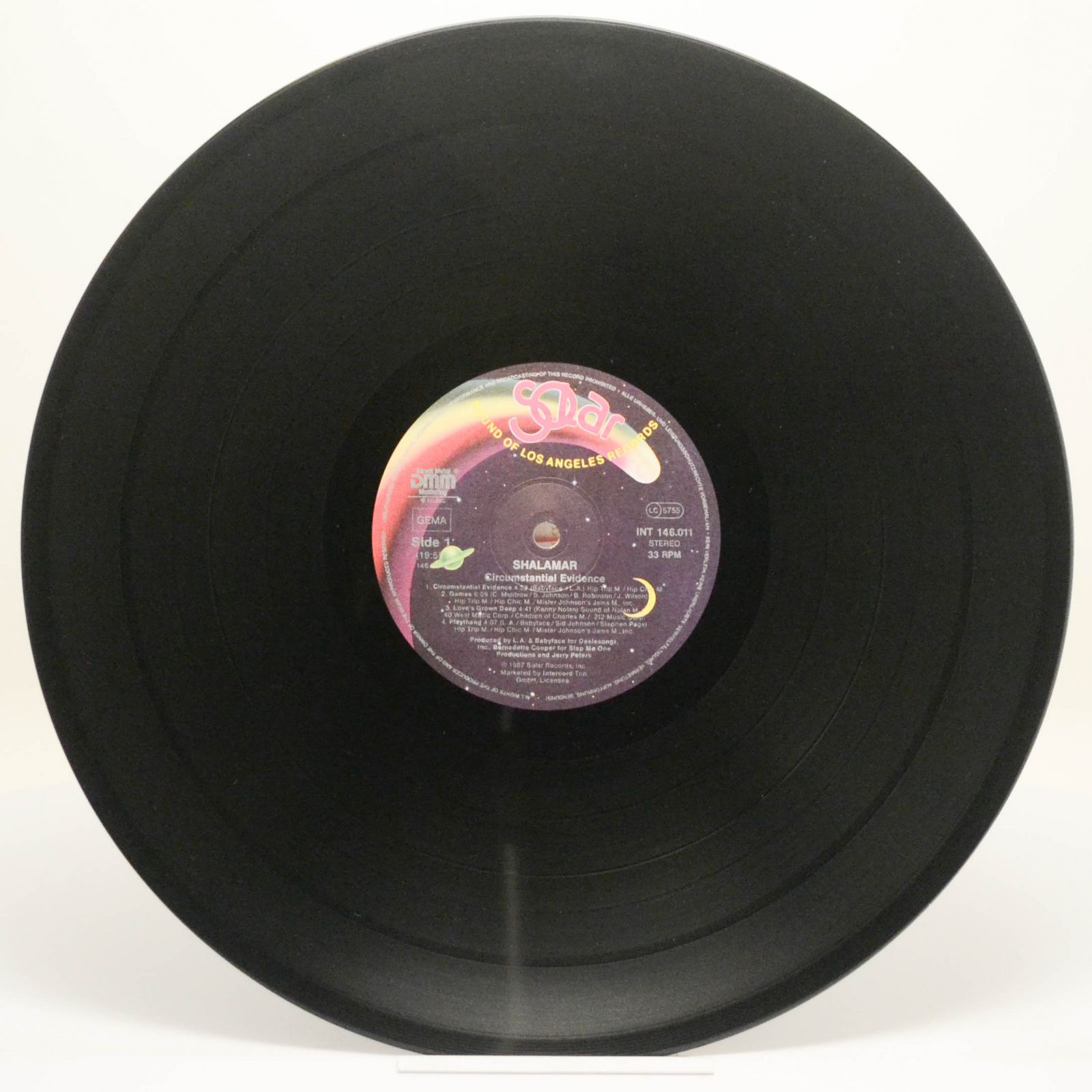 Виниловая пластинка Shalamar — Circumstantial Evidence, 1987
