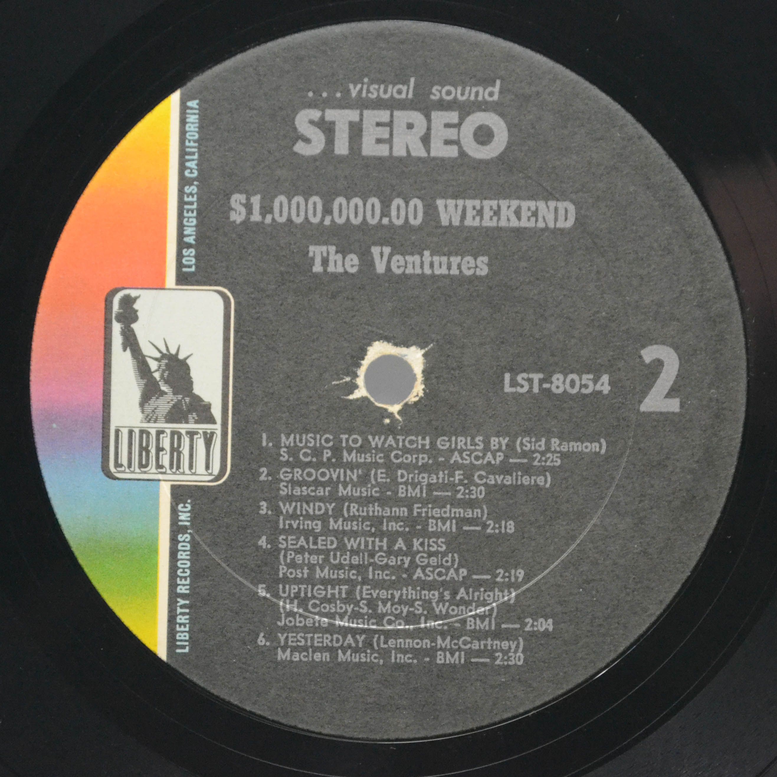 Виниловая пластинка Ventures — $1,000,000.00 Weekend (USA), 1967